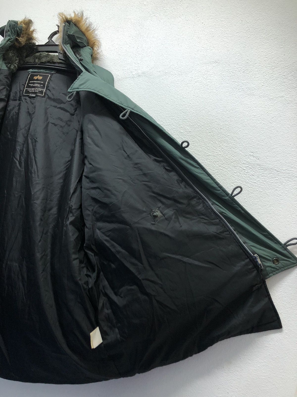 Alpha Industries × Vintage Alpha Industries N-3B Cold Weather Parka Jacket XL Military Size US XL / EU 56 / 4 - 14 Thumbnail