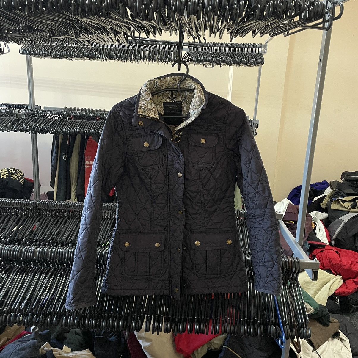 Barbour × London Fog Uk8 BARBOUR Ruskin Quilted Jacket Coat old William Morris Size S / US 4 / IT 40 - 1 Thumbnail