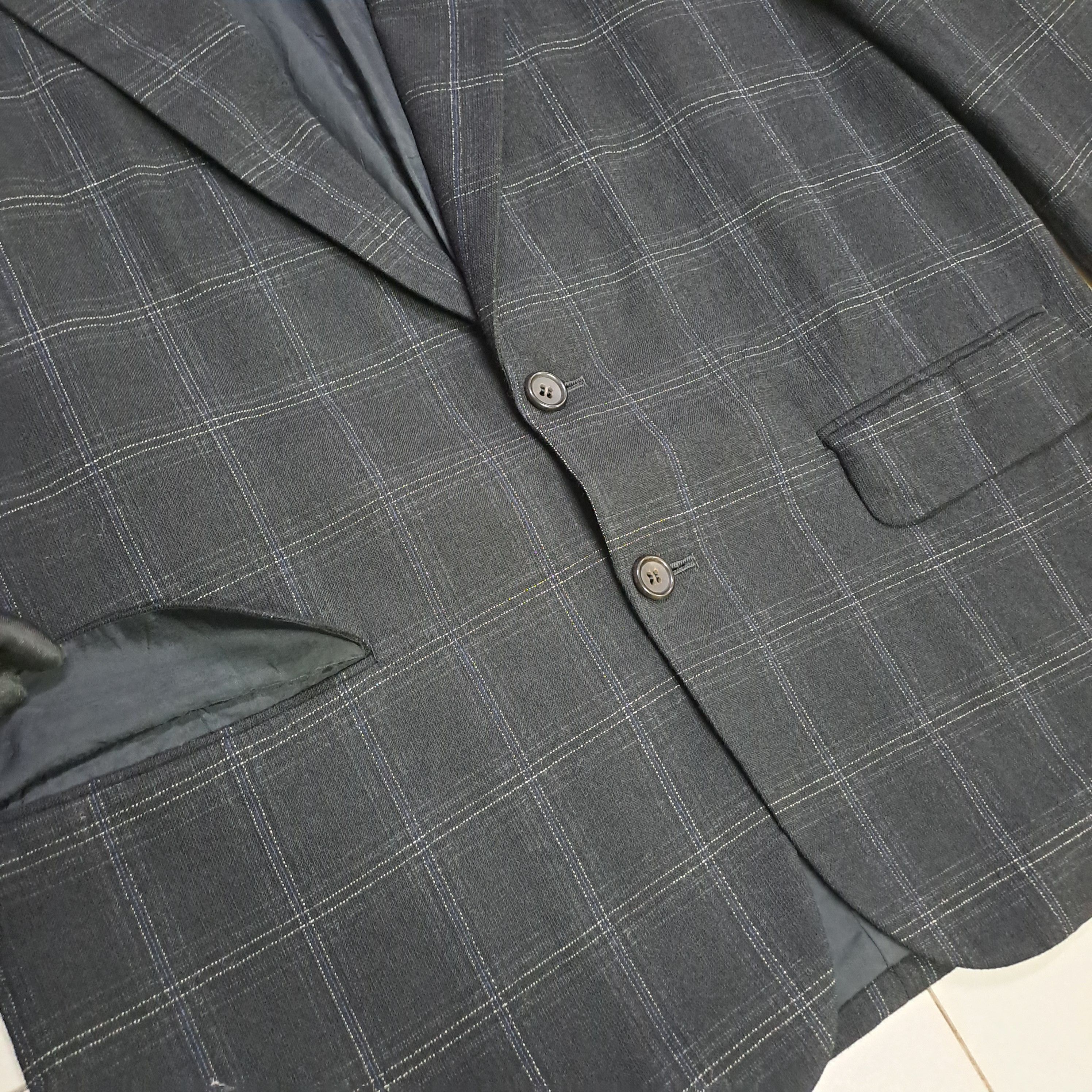 Comme des Garcons Homme Vintage Comme Des Garcons Wool Blazer Size 46L - 3 Thumbnail