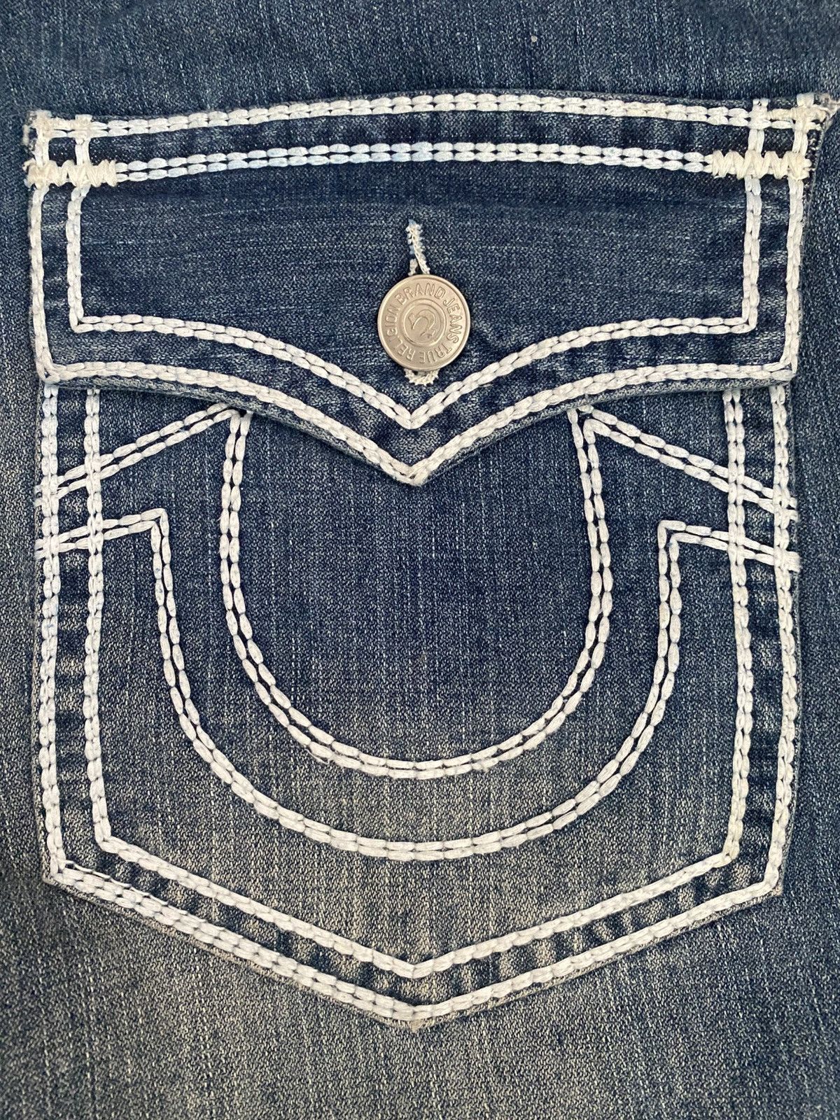 True Religion True Religion Super Joey T Jeans Size 32" / US 10 / IT 46 - 8 Thumbnail