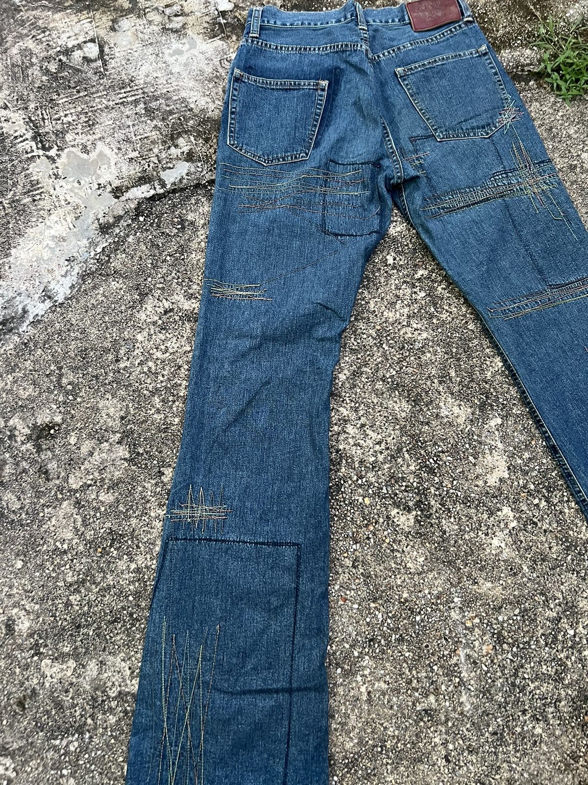 Hysteric Glamour Rare Hysteric Glamour Patchwork Denim Size US 28 / EU 44 - 3 Thumbnail