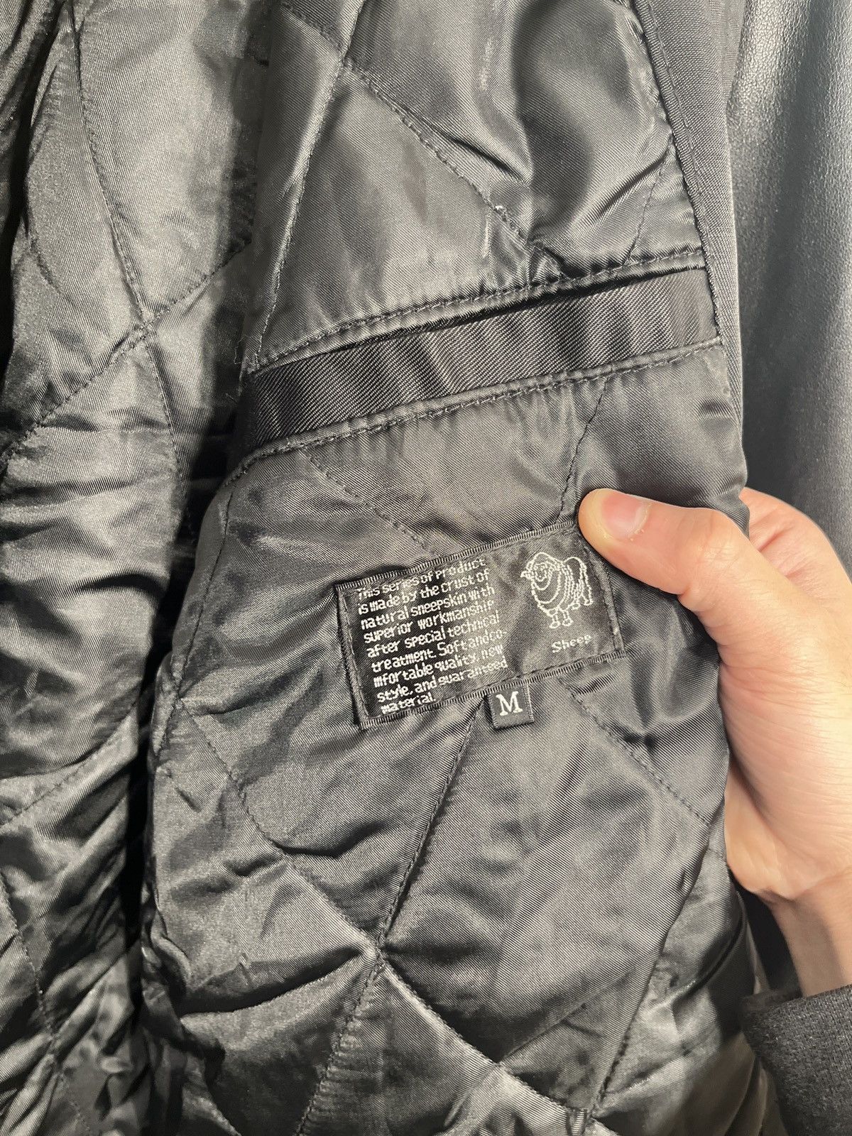 Vintage × Yves Saint Laurent Vintage YvesSaintLaurent Black leather zip up Size US M / EU 48-50 / 2 - 9 Thumbnail