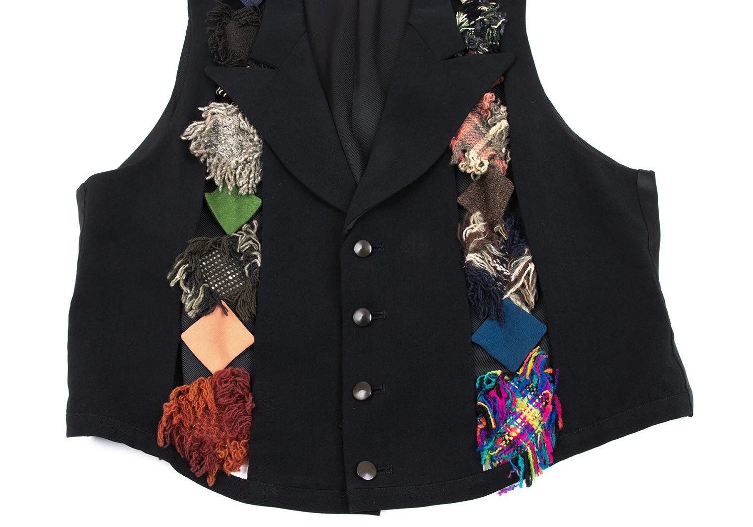 Yohji Yamamoto Yohji Yamamoto Argyle Vest in Black Size US M / EU 48-50 / 2 - 7 Thumbnail