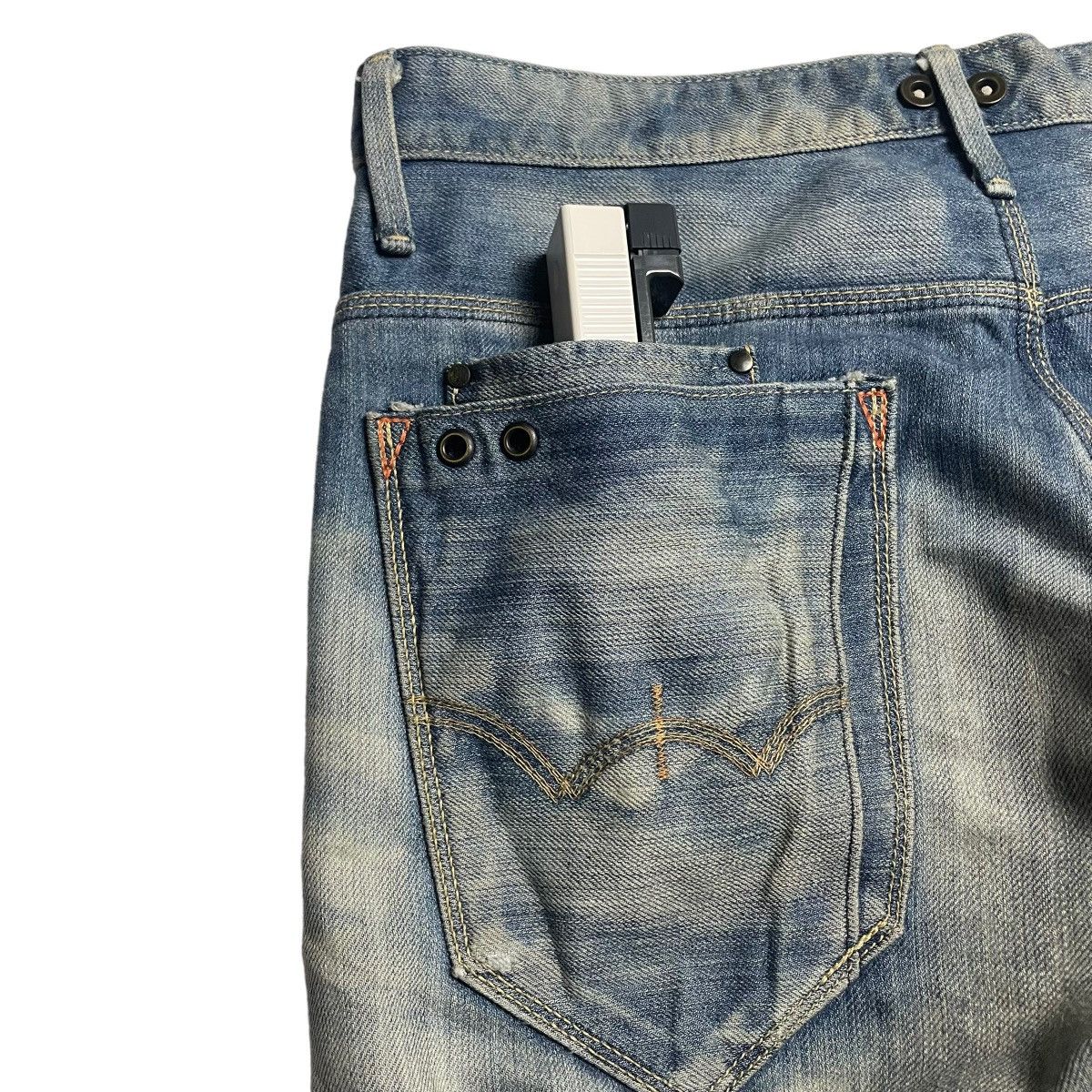 Edwin 🇯🇵 VINTAGE EDWIN 503 E-FUNCTION WASHED J CURVE DENIM PANTS Size US 32 / EU 48 - 11 Thumbnail