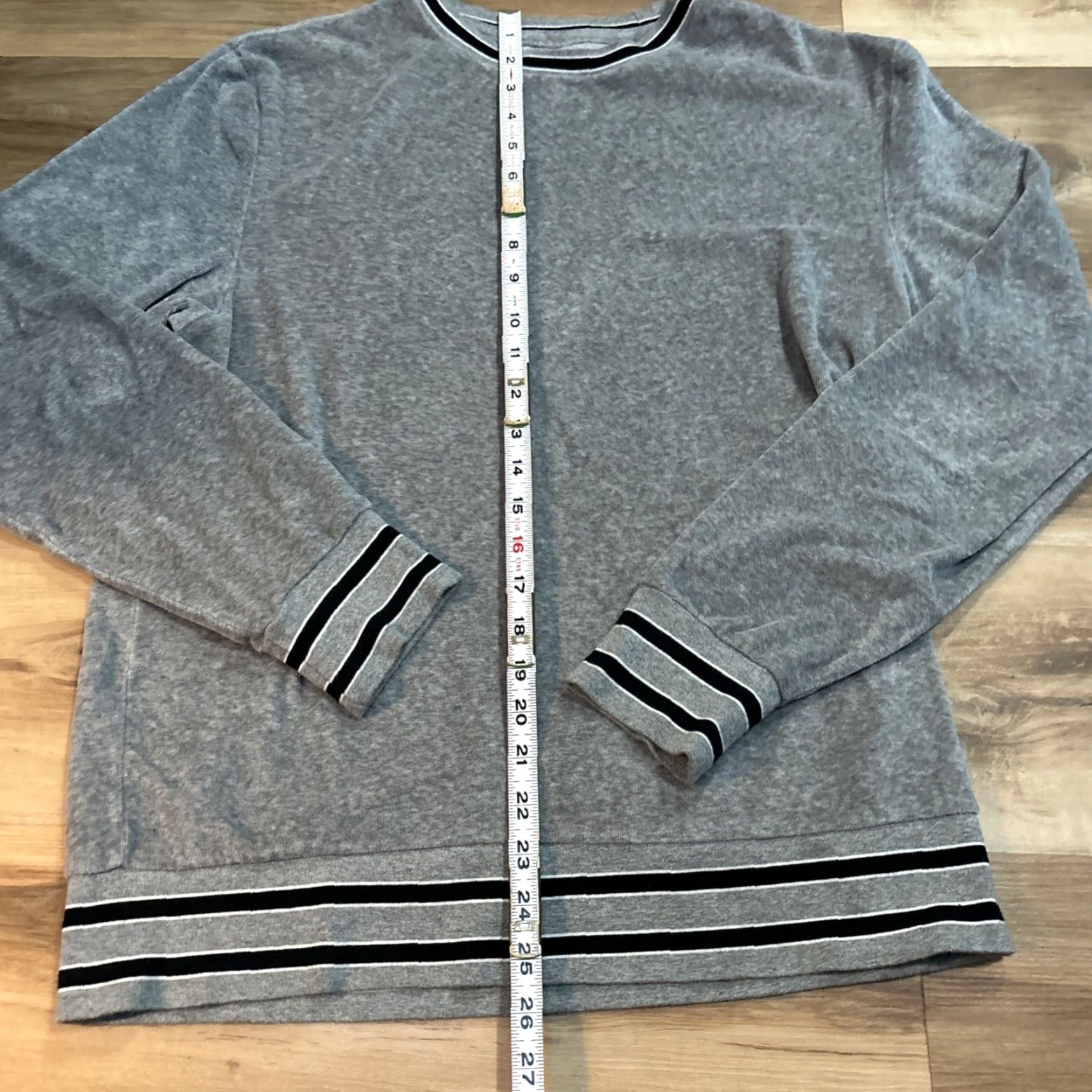 American Eagle Outfitters American Eagle Outfitters Sweater Mens M Crew Neck Gray Blue Standard Fit Ringer Long Sleeve Pullover Cotton Polyester Denim Knit? Size US M / EU 48-50 / 2 - 4 Thumbnail