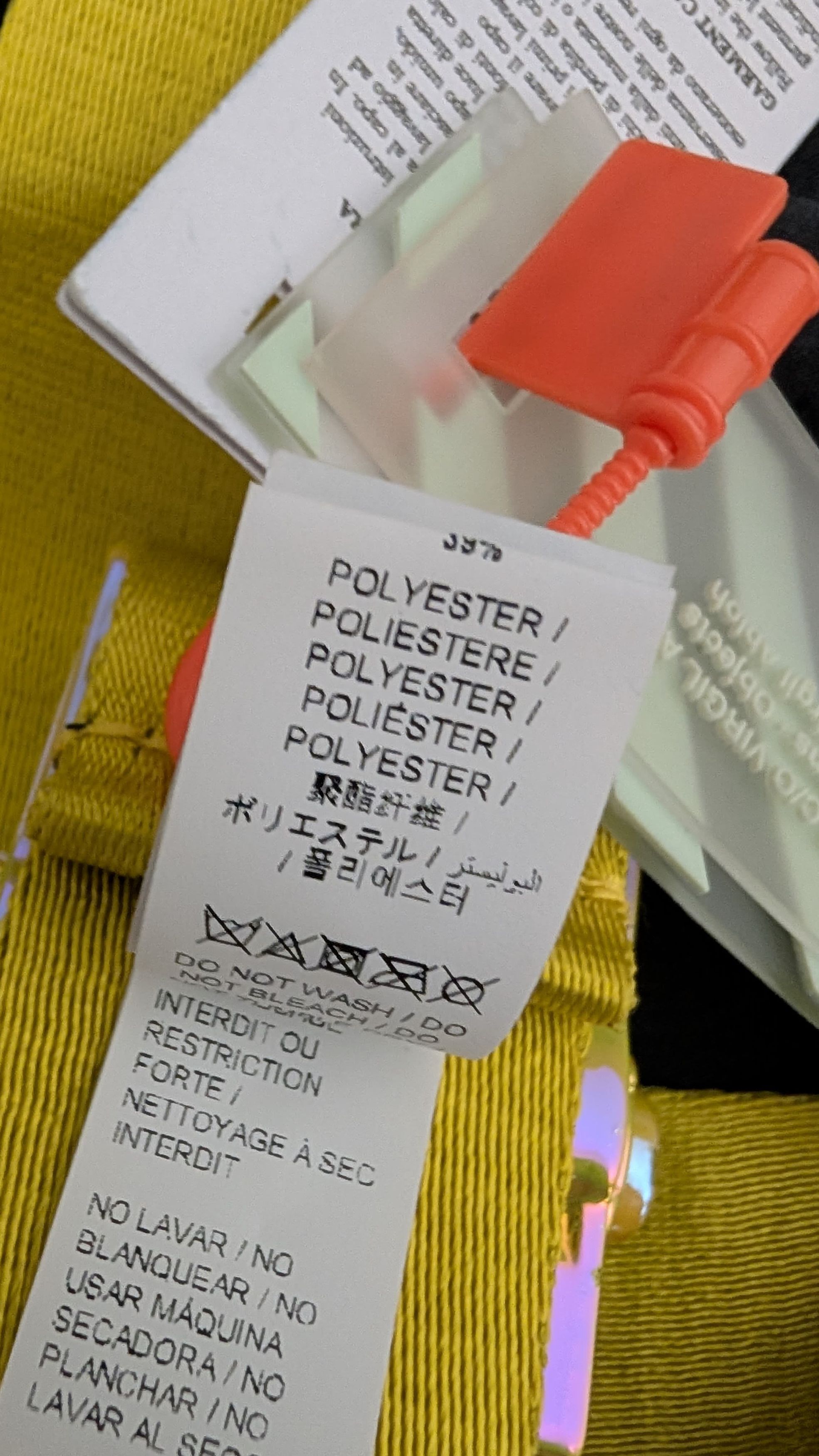 Off-White Off-White™ Industrial 2.0 Belt in Yellow/Black Size ONE SIZE - 8 Thumbnail
