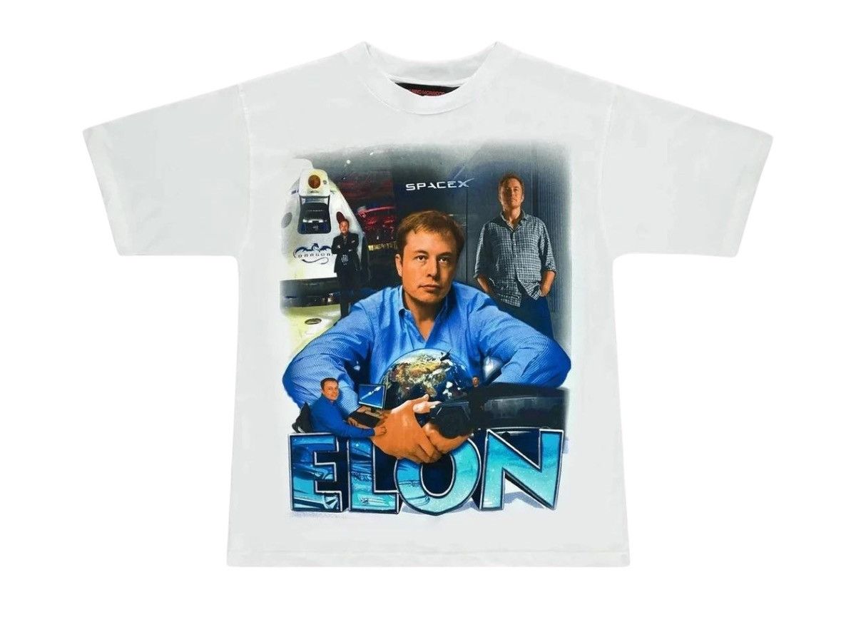 Marino Morwood Marino Morwood Elon Musk Tee White Size US L / EU 52-54 / 3 - 1 Thumbnail