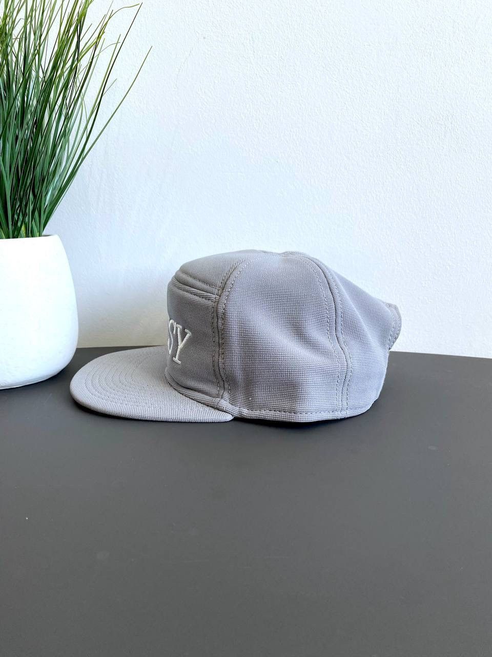 Stussy Stussy Big Logo Vintage Grey Snapback Cap, One Size Size ONE SIZE - 7 Thumbnail