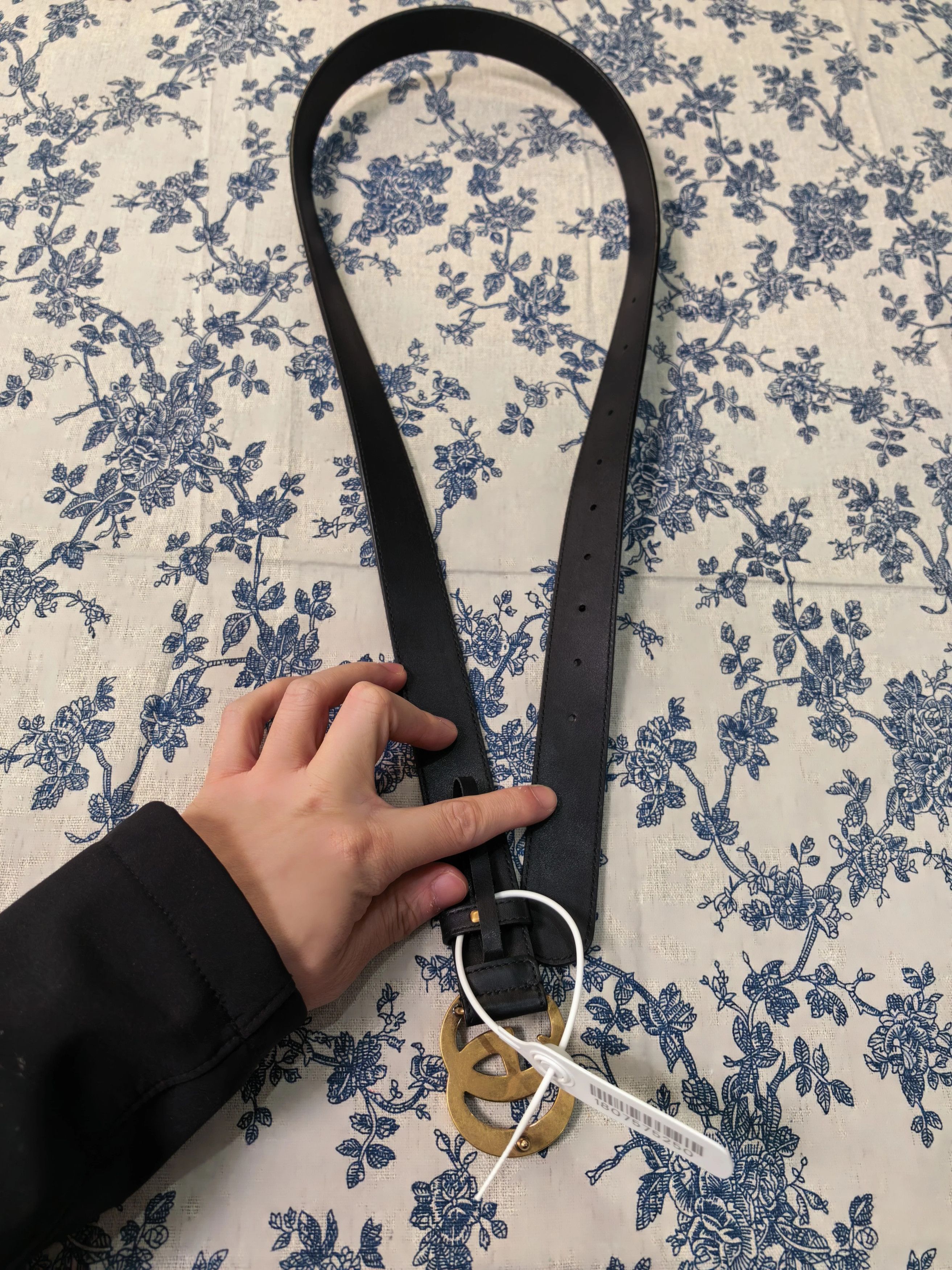 Gucci GUCCI GG Narrow Belt 105cm 3cm Adjustable (Extra Holes) Size ONE SIZE - 1 Thumbnail