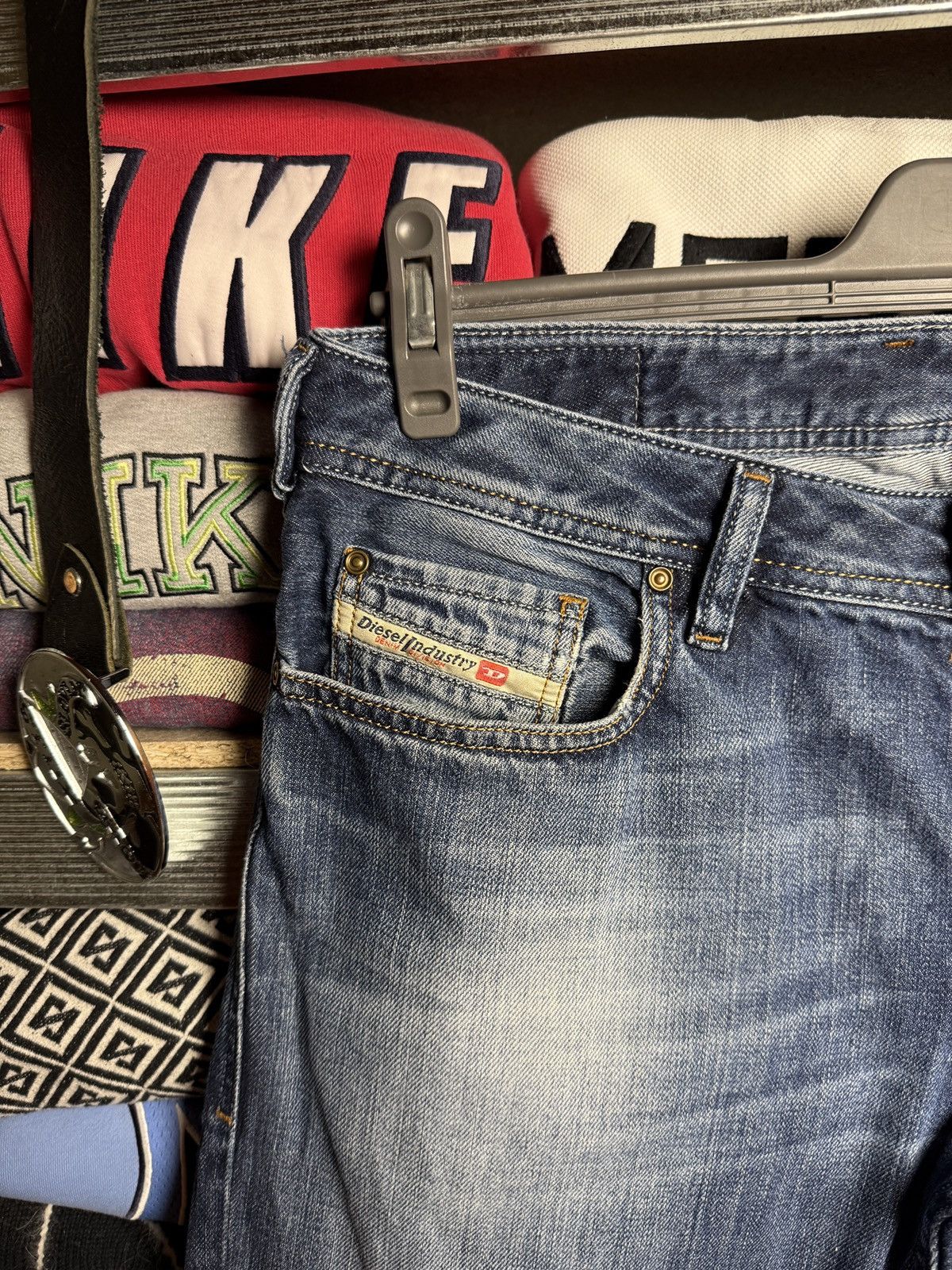 Diesel Vintage Flared Diesel Jeans Baggy Washed IfSixWasNine Style Size US 32 / EU 48 - 6 Thumbnail