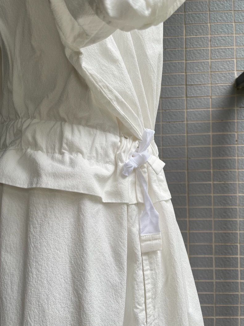 Issey Miyake Issey Miyake A white main line soft steel wire dress Size M / US 6-8 / IT 42-44 - 4 Thumbnail