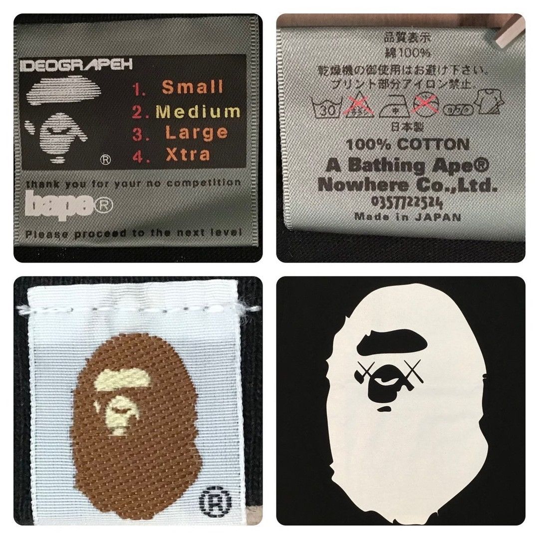 Bape × Kaws BAPE × KAWS BIG HEAD T-shirt a bathing ape NIGO Size US M / EU 48-50 / 2 - 8 Thumbnail