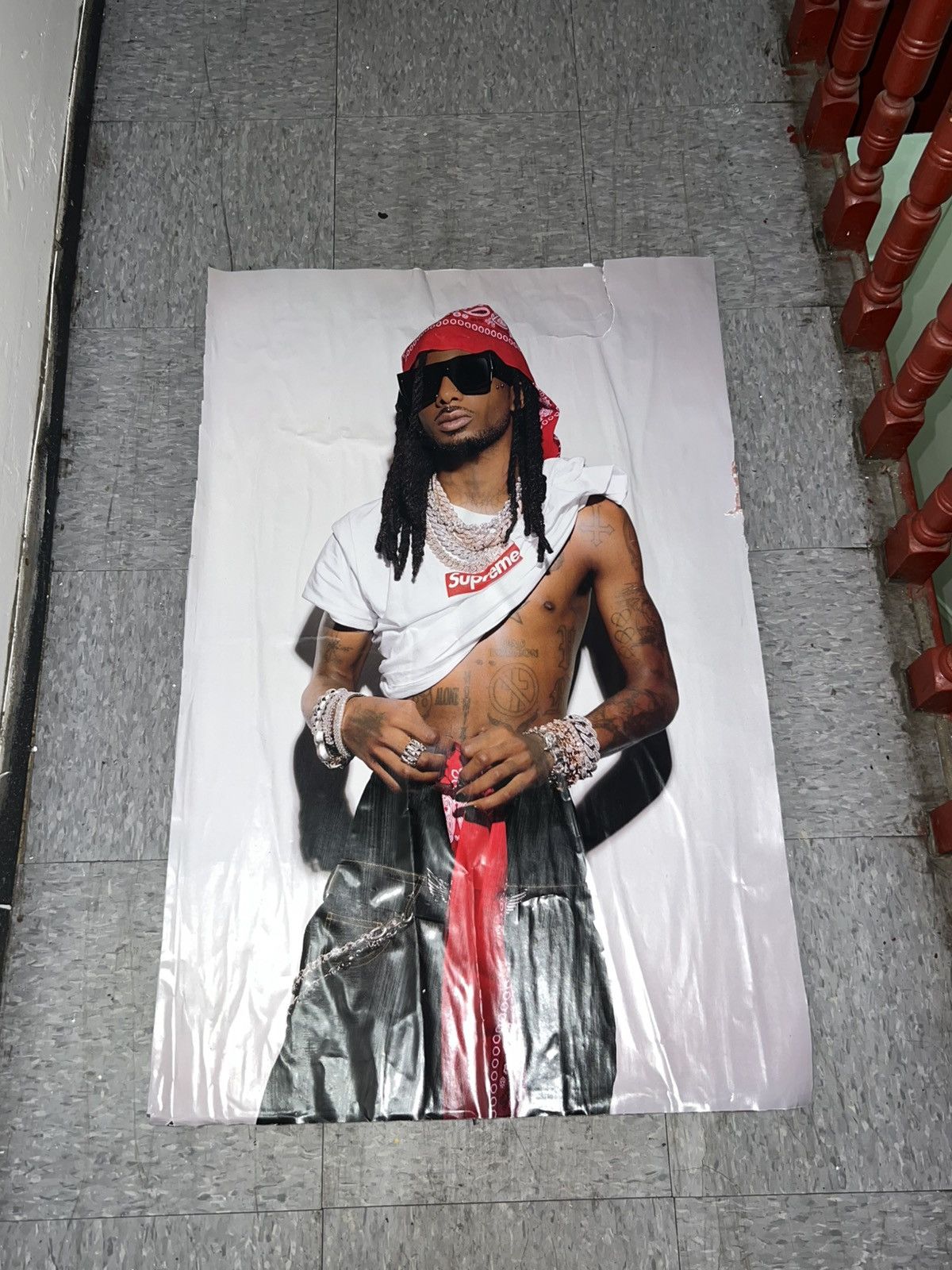 Supreme Supreme Playboi Carti NYC Poster | Grailed