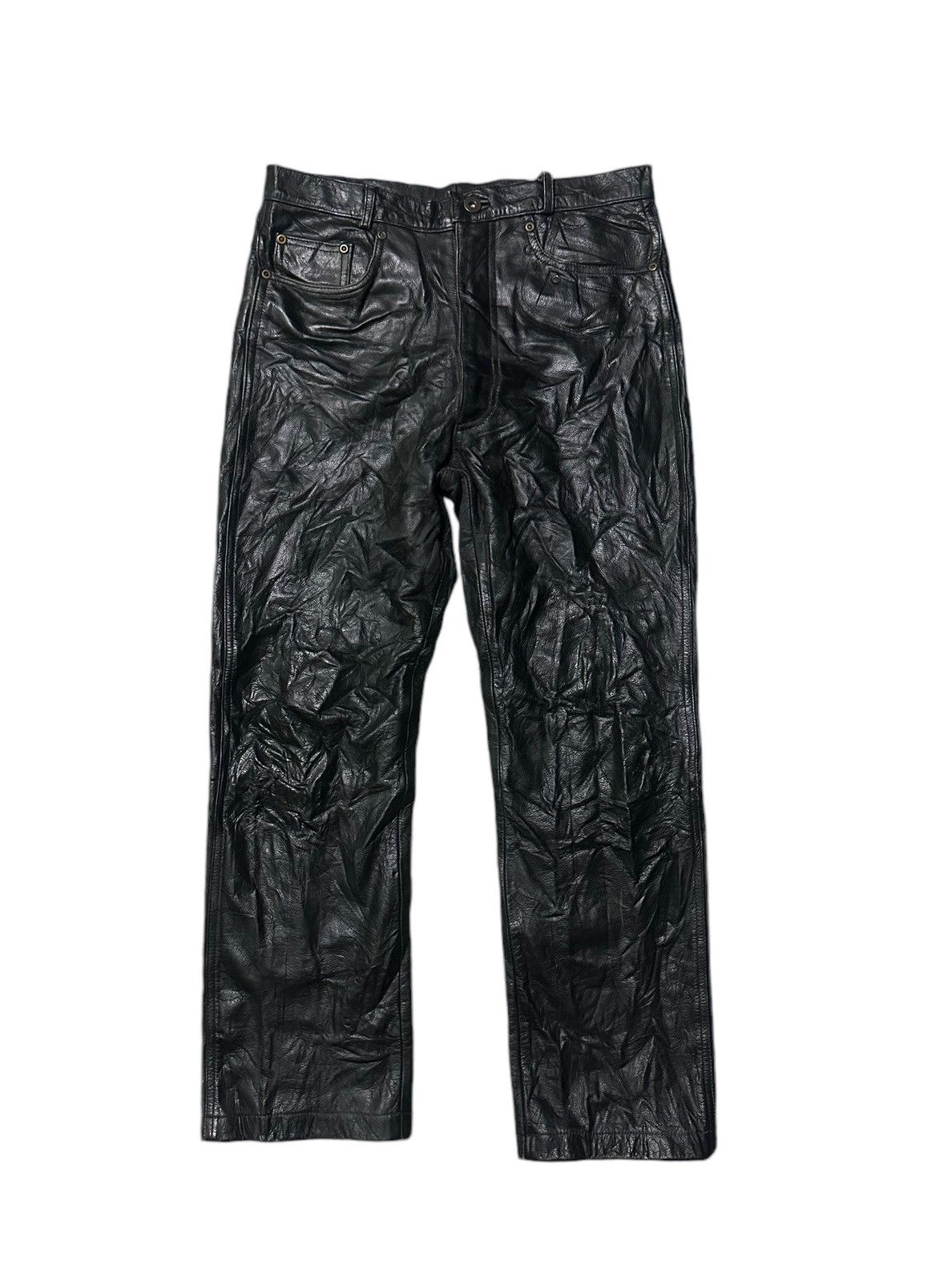 Leather Casual leather pants Size US 30 / EU 46 - 1 Thumbnail