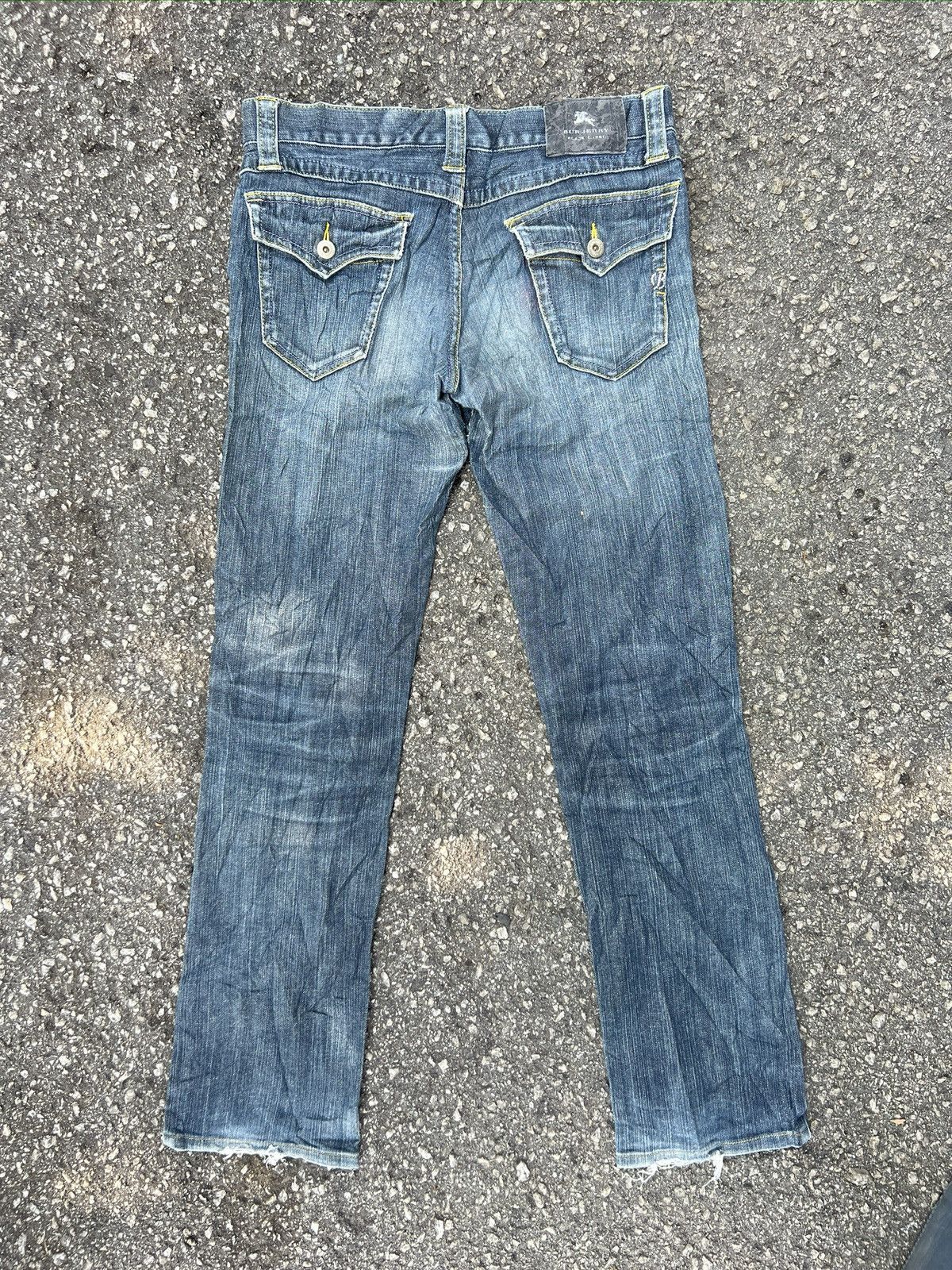 Burberry 1. Burberry Black Label Distressed Denim Size 32" / US 10 / IT 46 - 2 Thumbnail