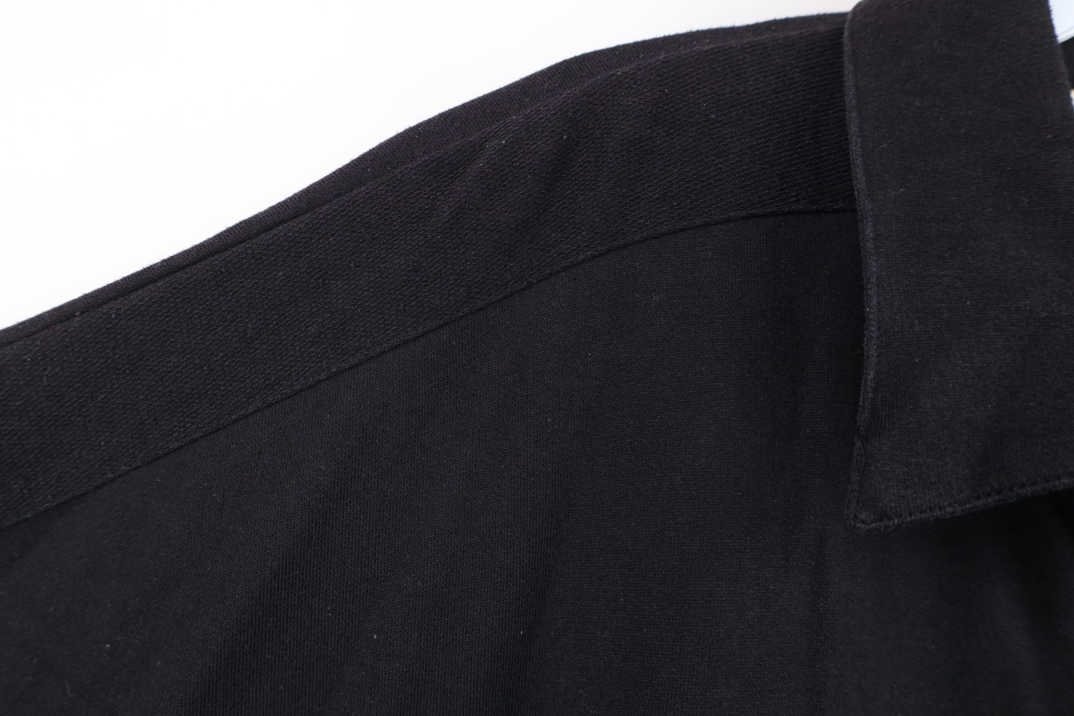 Vintage Vintage 90s Streetwear Long Sleeve Rugby Polo Shirt Black Size US XXL / EU 58 / 5 - 6 Thumbnail