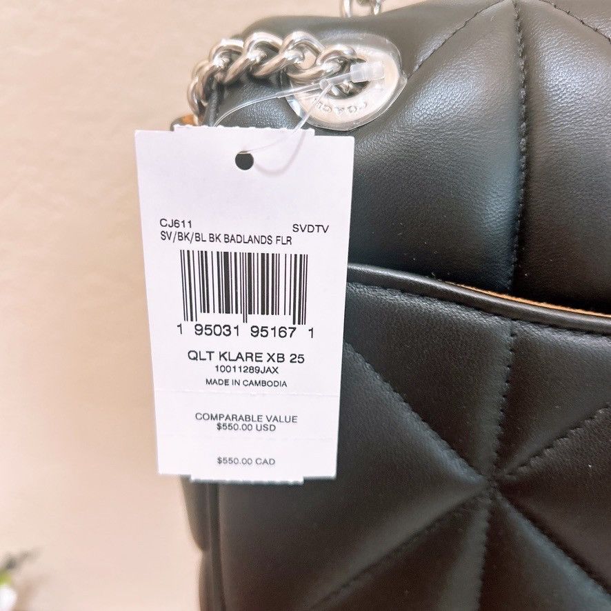 Coach Klare Crossbody 25 With Puffy Diamond Quilting Cj611 Size ONE SIZE - 7 Thumbnail