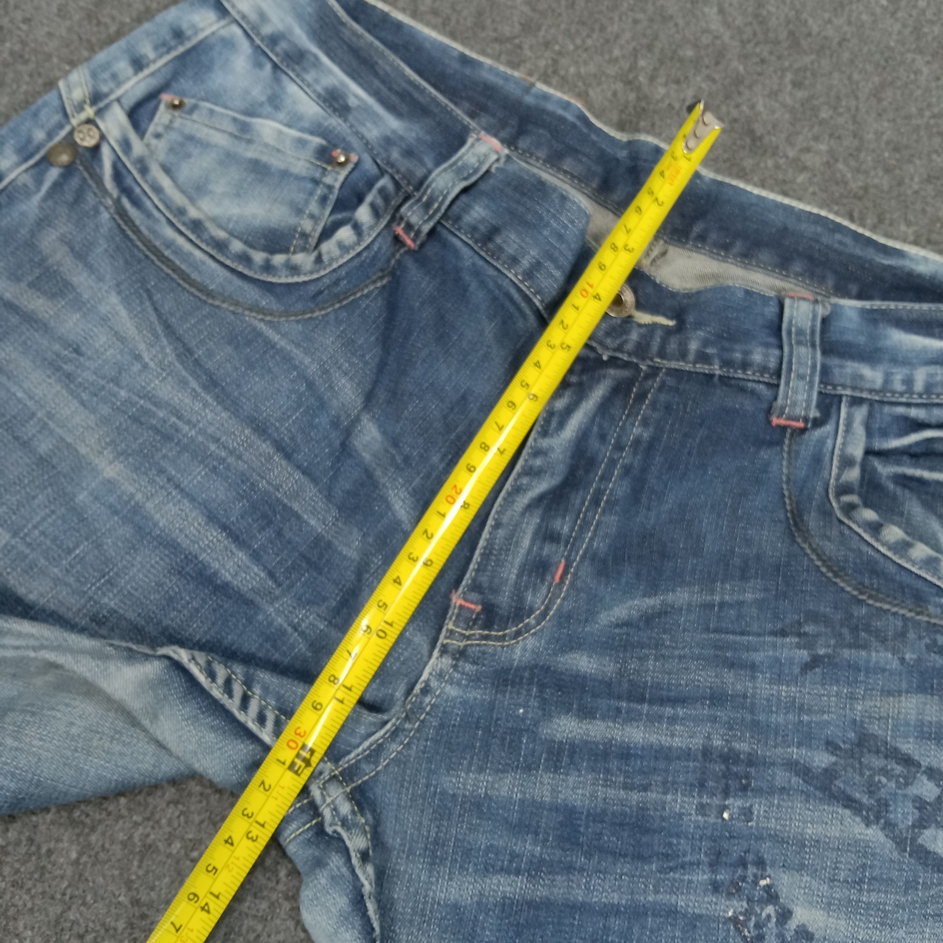Christian Audigier × Ed Hardy × Vintage Ed Hardy by Christian Audiger Embroidery Logo Jeans Size US 35 - 11 Thumbnail