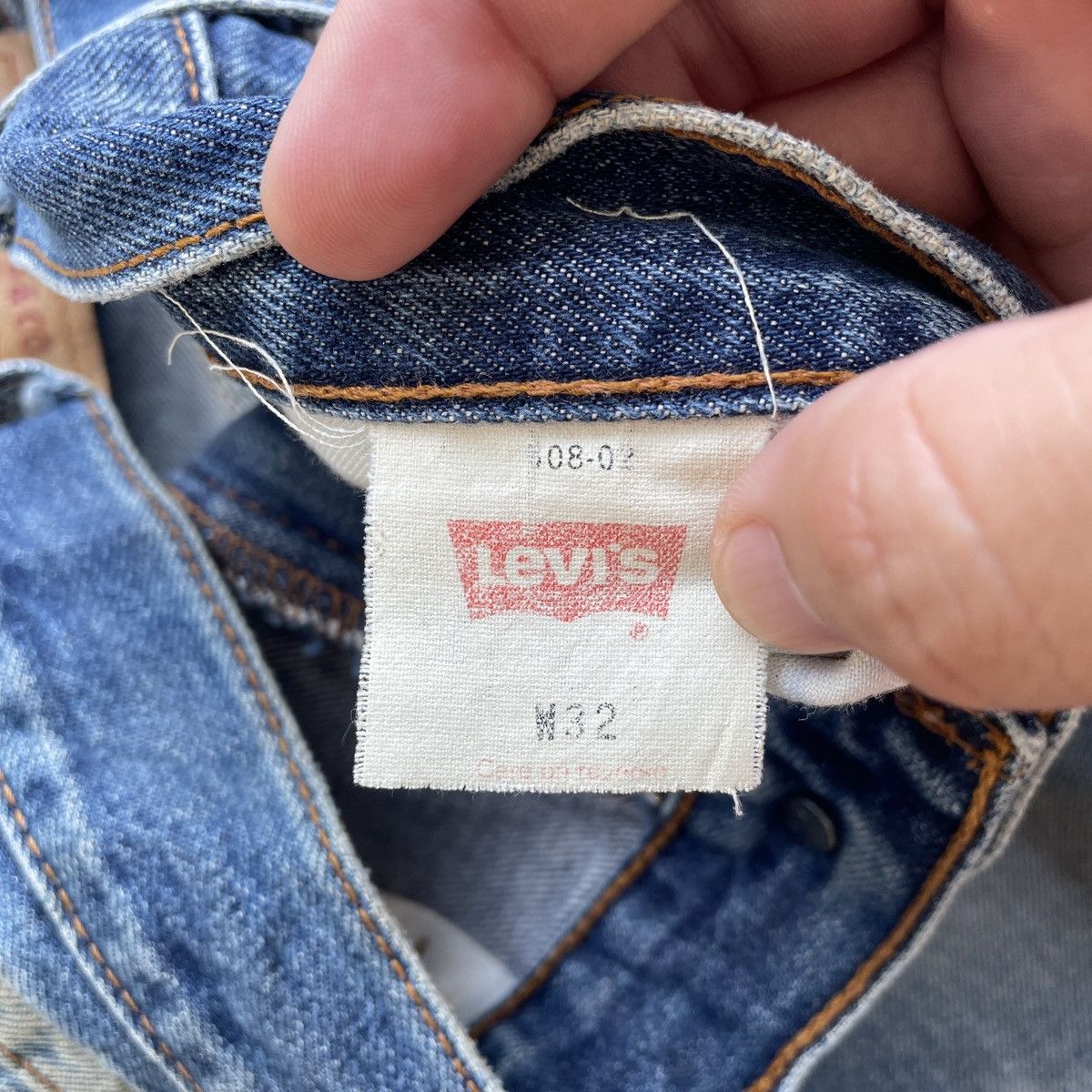 Jean × Levi's × Vintage Vintage Rusty Levi’s 508 Distressed Faded Jeans Denim Pants Size US 32 / EU 48 - 8 Thumbnail