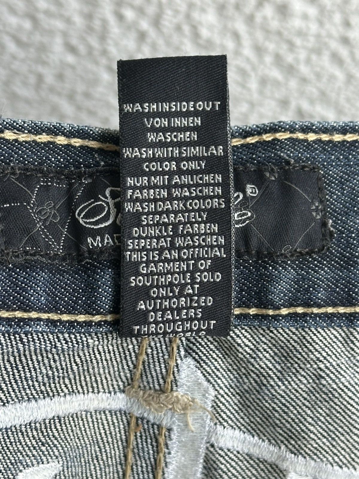 JNCO × Southpole Southpole Vintage Y2K Big Logo Rap Baggy Jeans Size US 34 / EU 50 - 11 Thumbnail