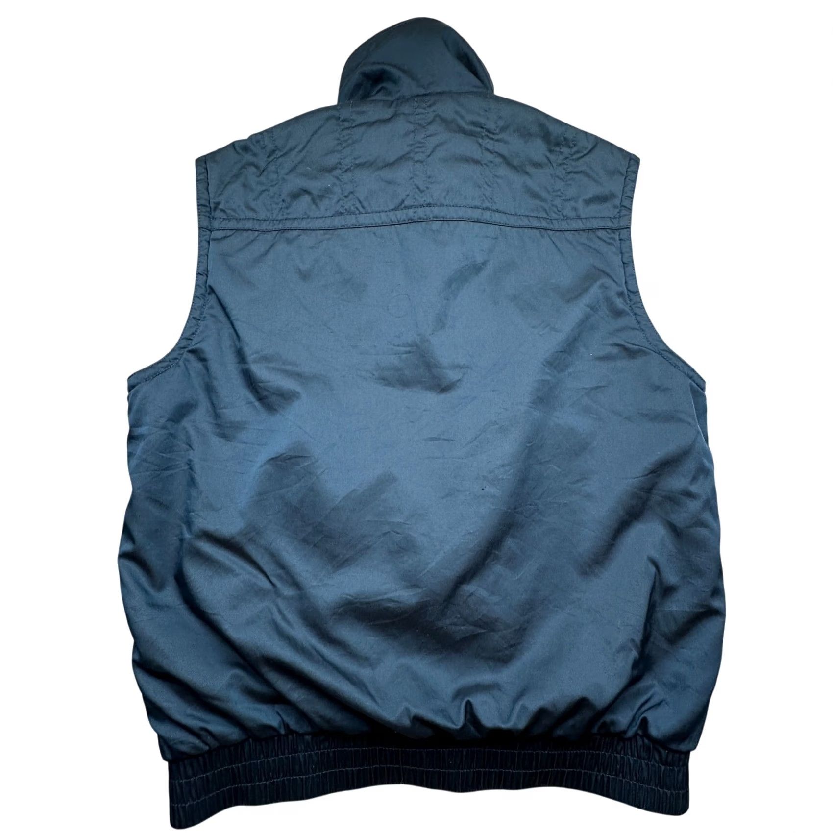 Vintage VINTAGE Descente Vest Full Zip Ski Pockets Navy Blue XL Mens 90s Hong Kong Size US XL / EU 56 / 4 - 2 Thumbnail