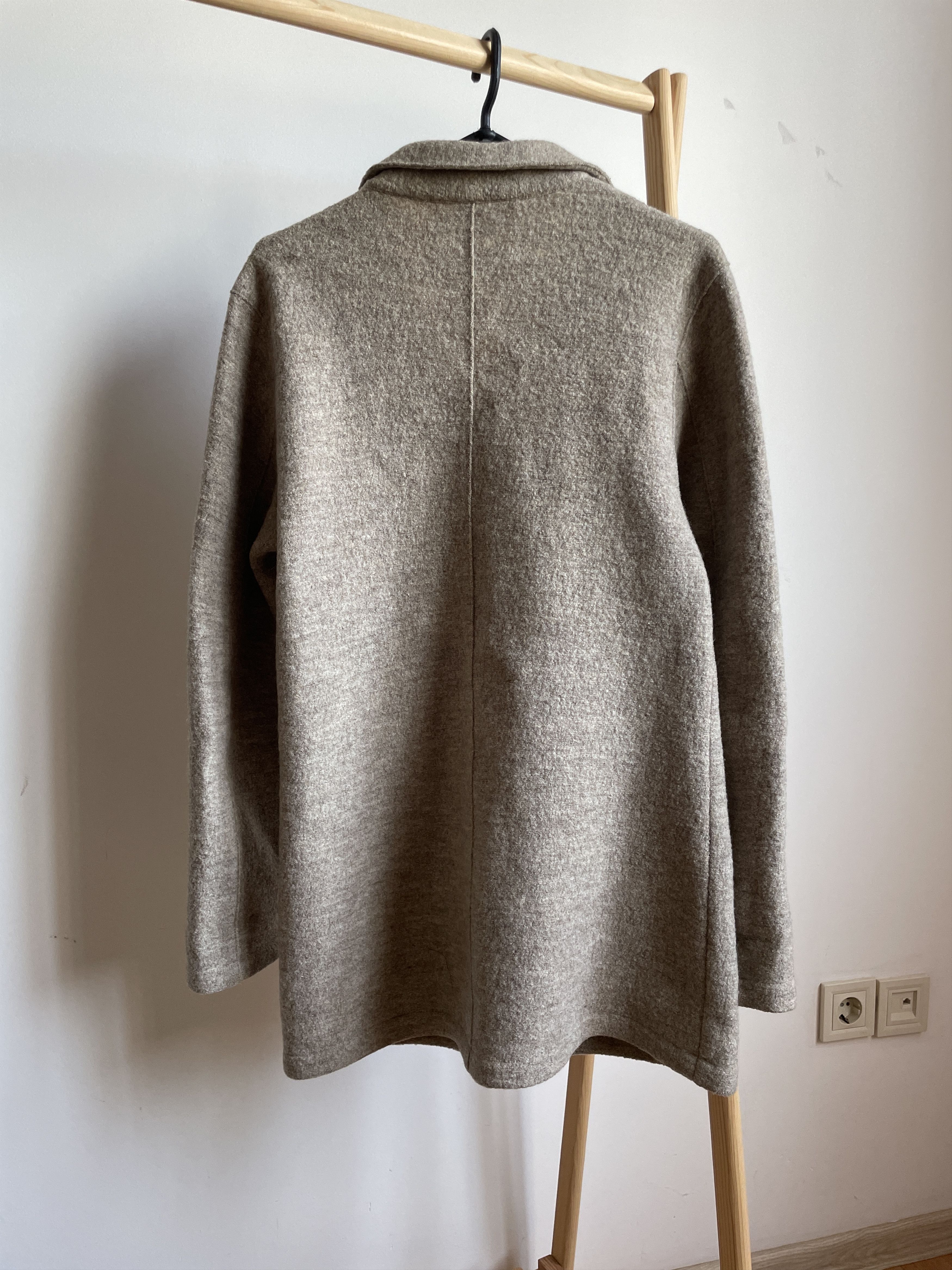 Mulberry Mulberry Womens Brushed Wool Unlined Coat Size UK 10 Size M / US 6-8 / IT 42-44 - 2 Thumbnail