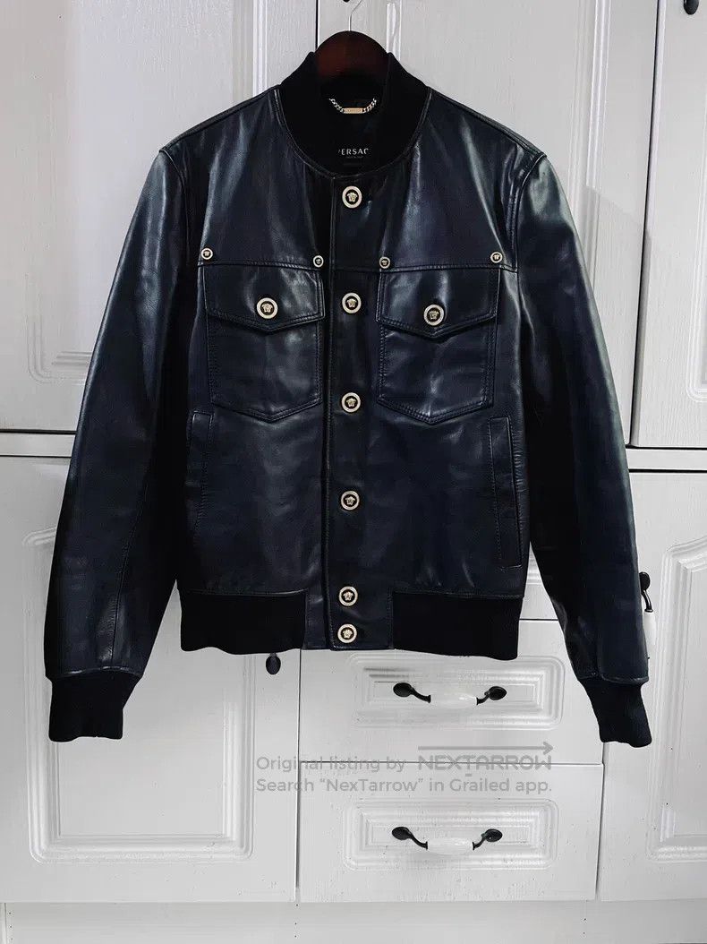 Versace Versace Heavy industry hardware, cowhide, leather clothing Size US S / EU 44-46 / 1 - 1 Thumbnail