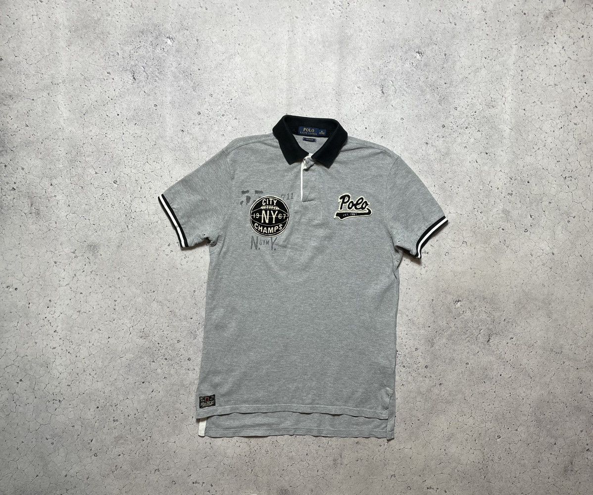 Polo Ralph Lauren Vintage Polo T-Shirt Polo Ralph Lauren City Champs PRL Y2K Size US M / EU 48-50 / 2 - 1 Thumbnail