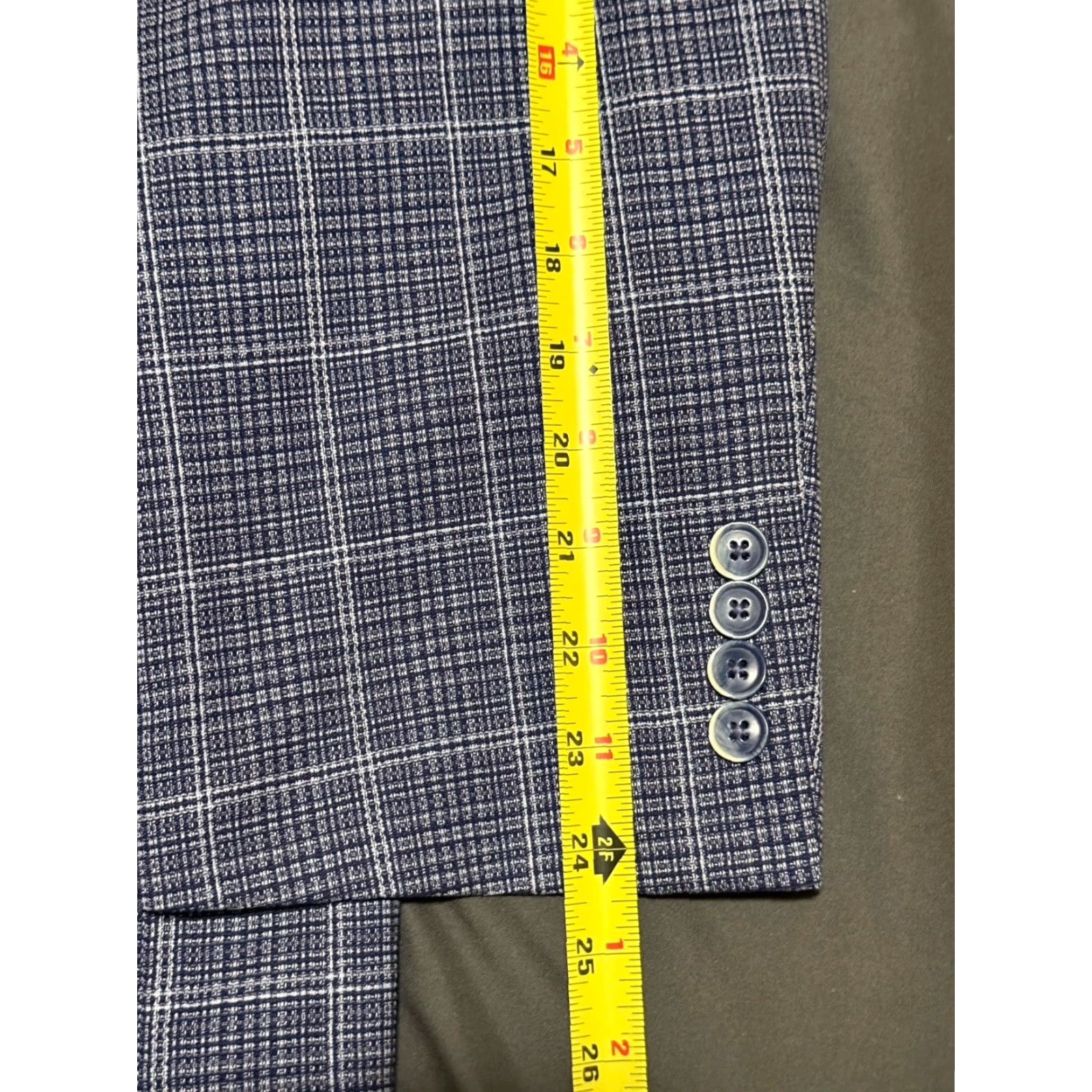 Vintage Oak Hill NWOT Sport Coat Men 2XL Blue Plaid Jacket Classic Mens Size US XXL / EU 58 / 5 - 5 Thumbnail