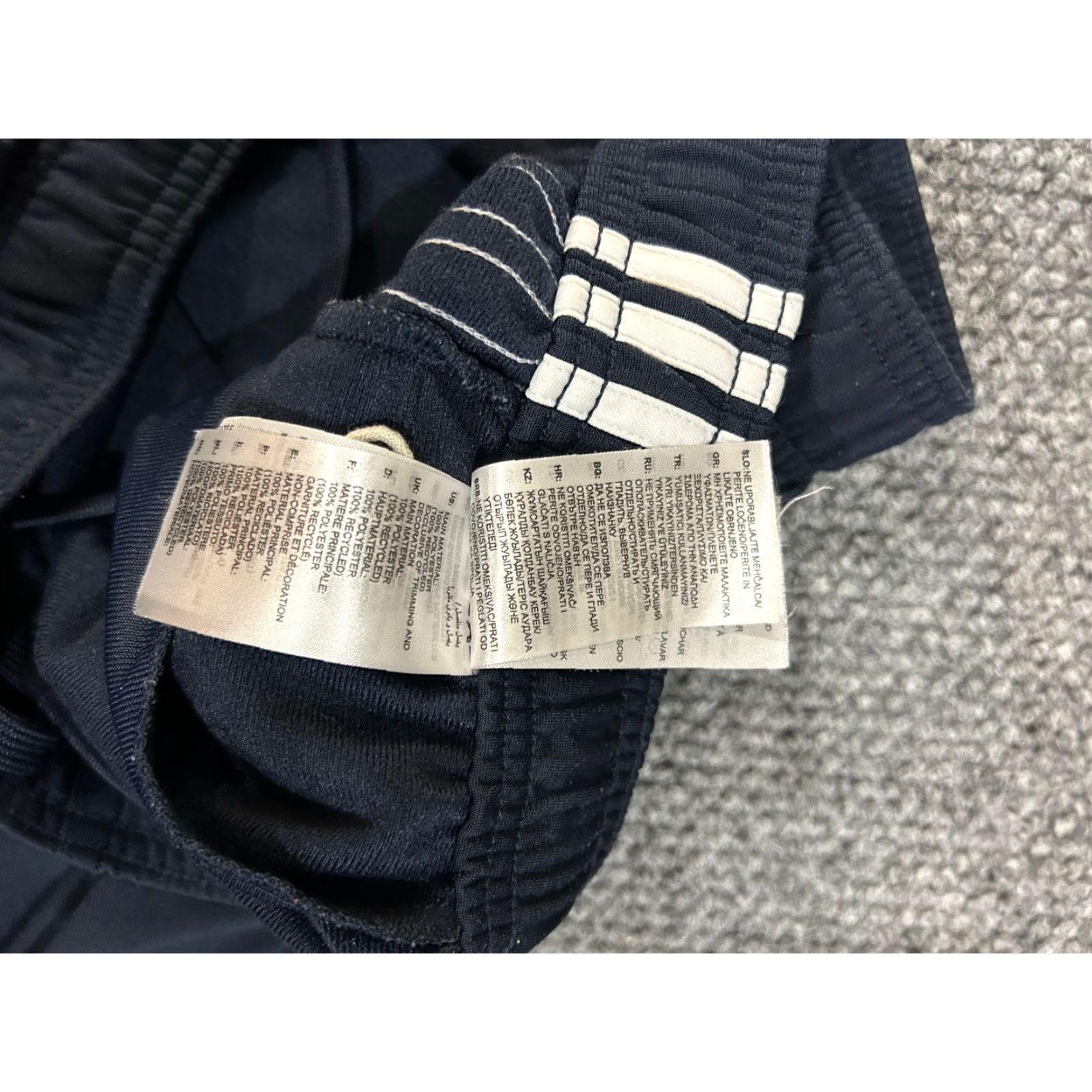 Adidas Adidas Track Pants Mens 2XL Blue Three Stripes Trefoil Athletic Casual Running Size US 39 - 7 Thumbnail