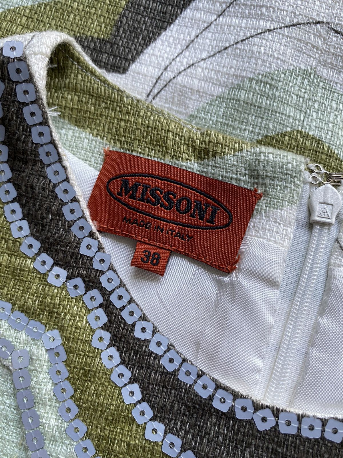 Missoni MISSONI Vintage Linen Dress Size XS / US 0-2 / IT 36-38 - 6 Thumbnail