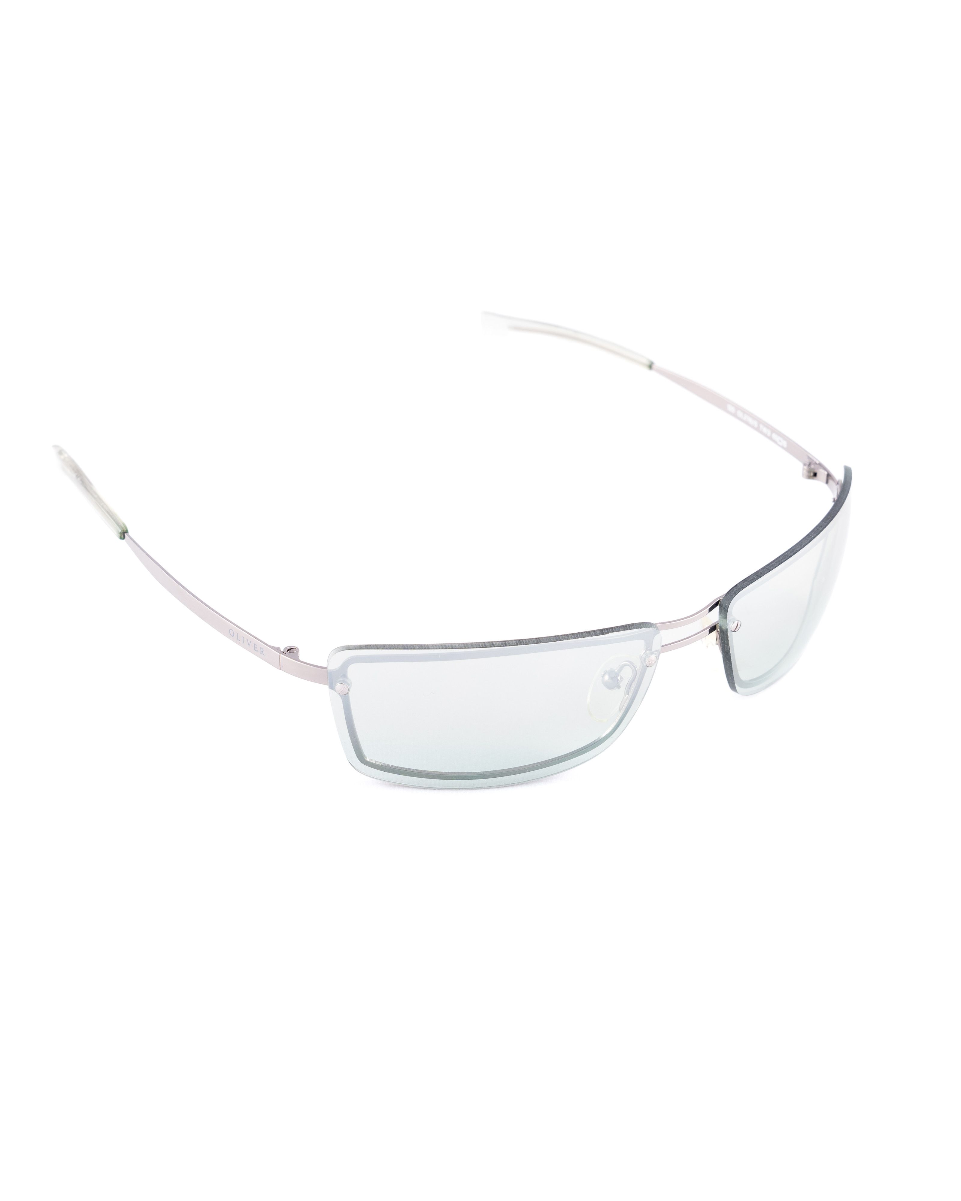 Valentino Oliver by Valentino 90's Clear Rectangular Sunglasses Size ONE SIZE - 1 Thumbnail
