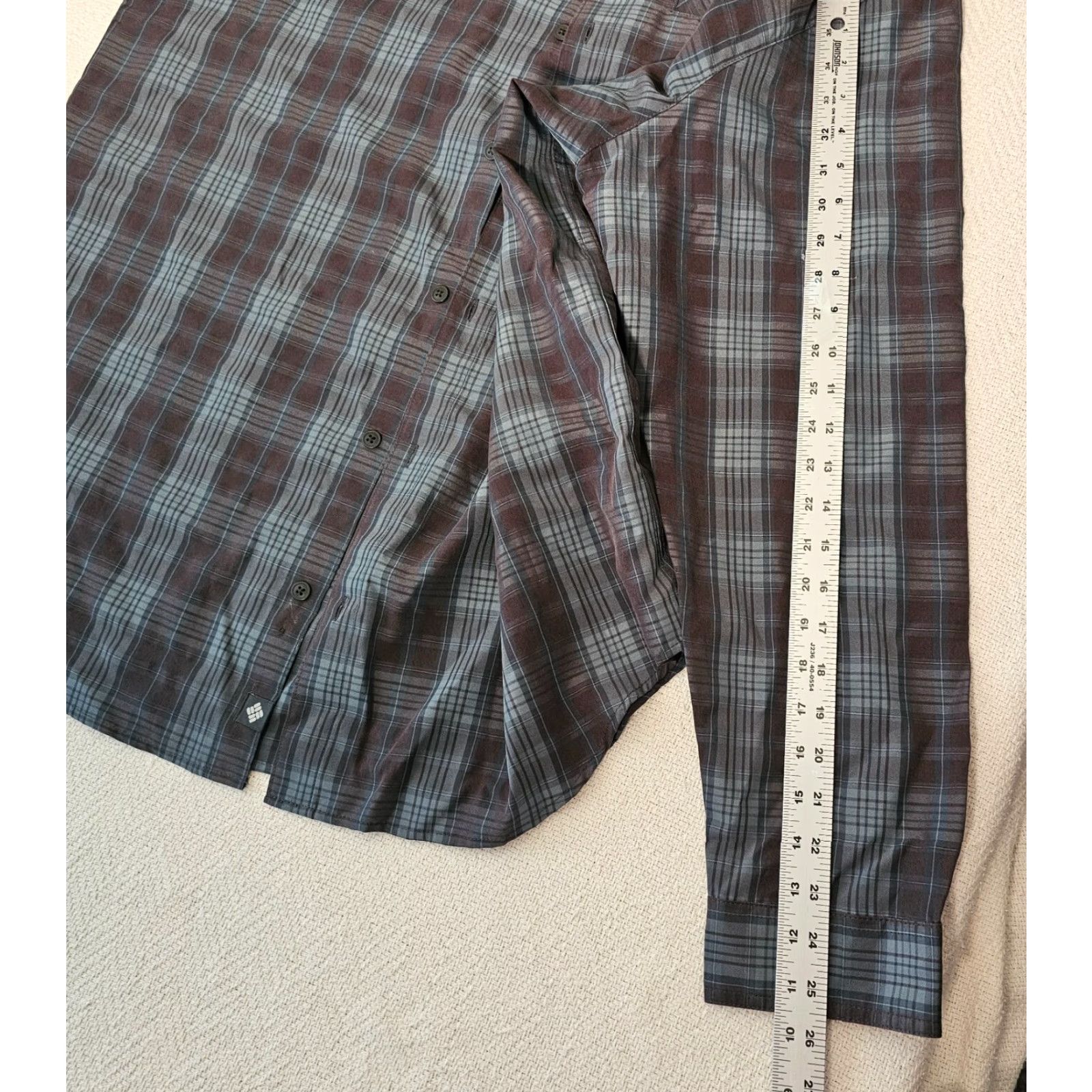 Vintage Columbia Men's Shirt 2XL Omni-Shade Long Sleeve Green Plaid Mens Size US XXL / EU 58 / 5 - 7 Thumbnail