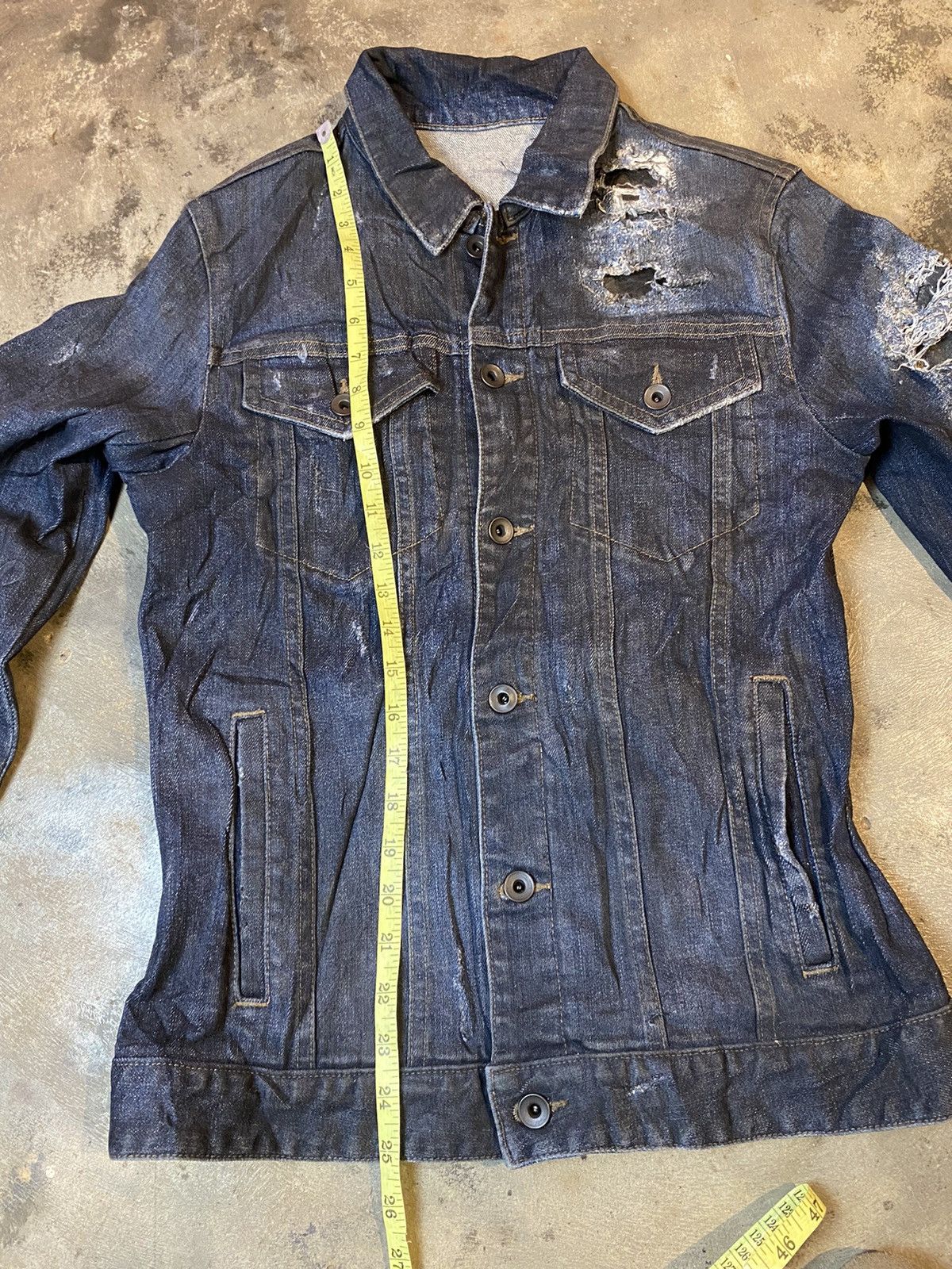 Shellac distressed shellac jeans jacket archives Size US M / EU 48-50 / 2 - 11 Thumbnail