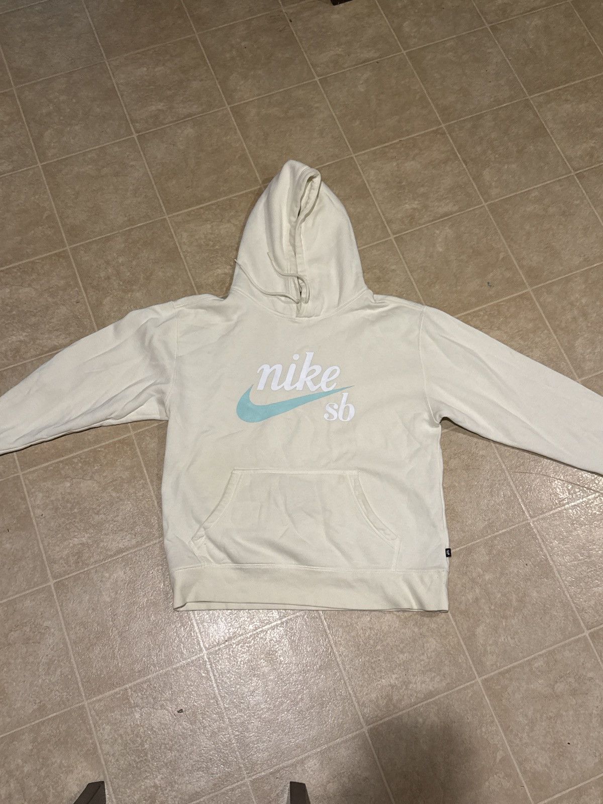 Nike Cream Nike SB Hoodie Size US L / EU 52-54 / 3 - 1 Thumbnail