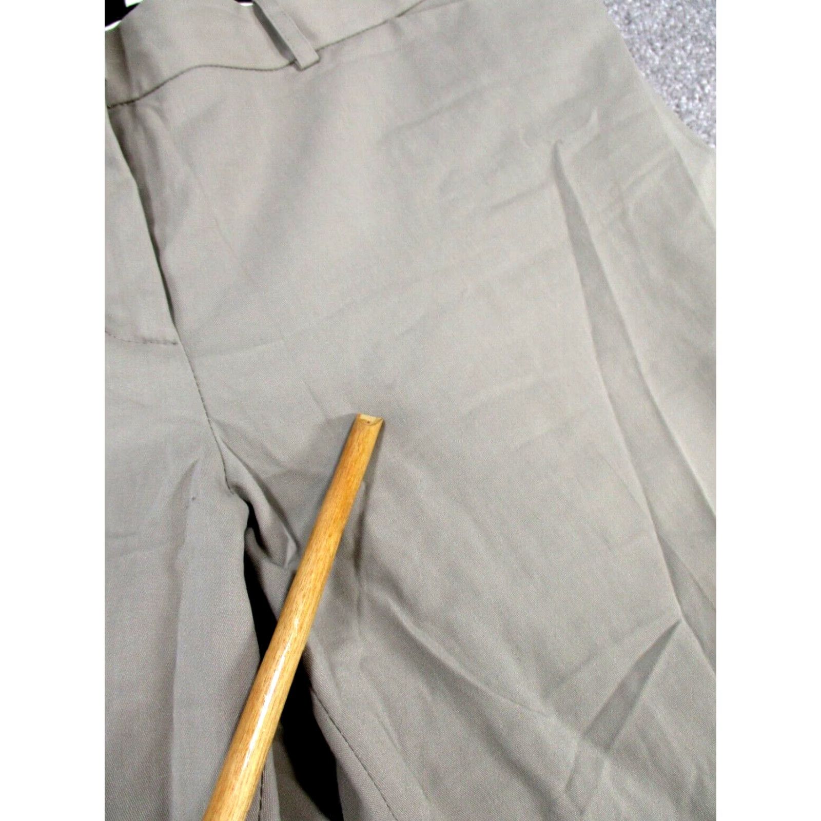 Vintage VINTAGE Lafayette 148 Dress Pants Womens 12 Tapered Flat Front Brown Cotton Blend 90s Business Women's Size 34" / US 12 / IT 48 - 2 Thumbnail