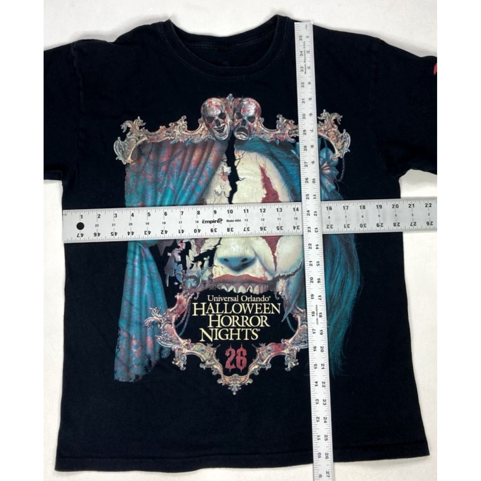 Vintage Universal Studios Halloween Horror Nights 26 Graphic T-shirt Women Medium Black Size M / US 6-8 / IT 42-44 - 6 Thumbnail