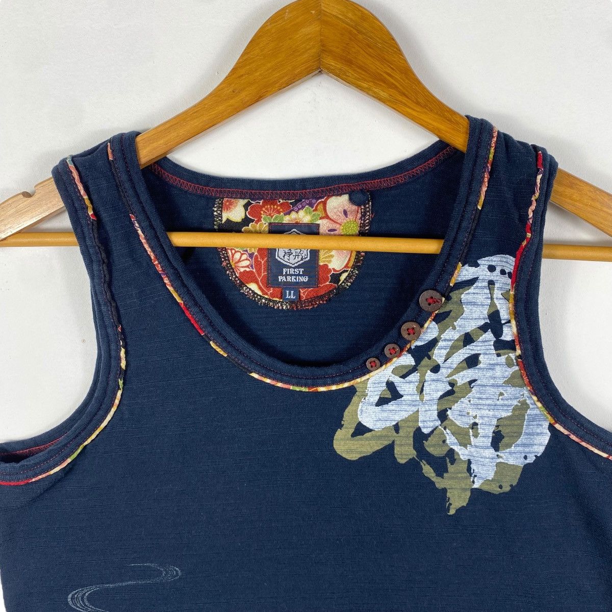 Japanese Brand Japanese Oriental FIRST PARKING Sukajan Style Graphic Size US L / EU 52-54 / 3 - 2 Thumbnail