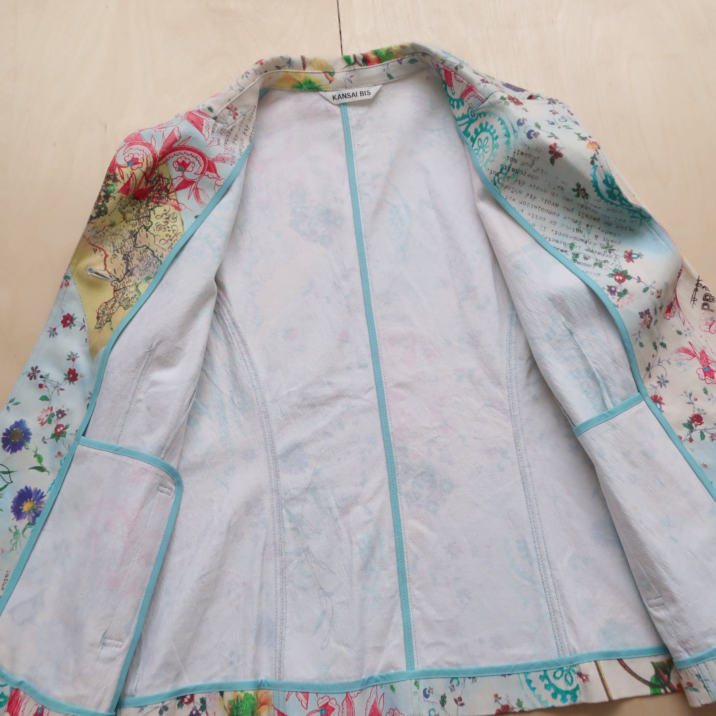 Japanese Brand 2018 Kansai Yamamoto LSD Psychedelic Floral Jacket Size US S / EU 44-46 / 1 - 12 Thumbnail