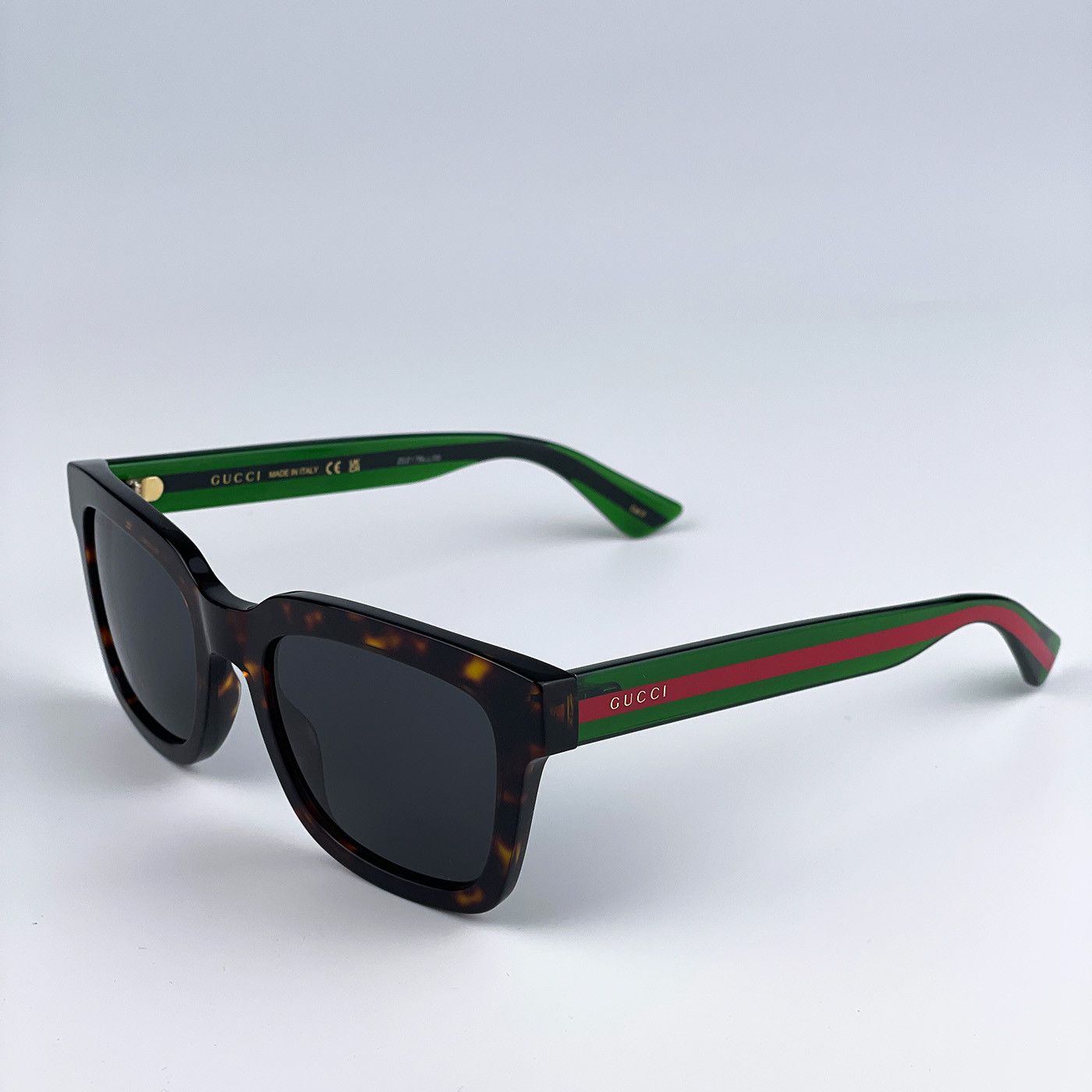 Gucci NEW GUCCI GG0001SN 003 Grey Square Unisex Sunglasses Size ONE SIZE - 4 Thumbnail