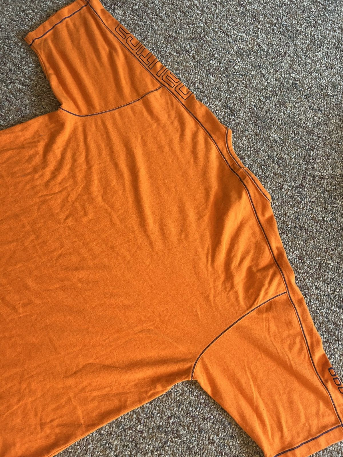 Nautica Vintage H2000 Nautica orange short sleeve surt cotton shirt Size US XL / EU 56 / 4 - 6 Thumbnail