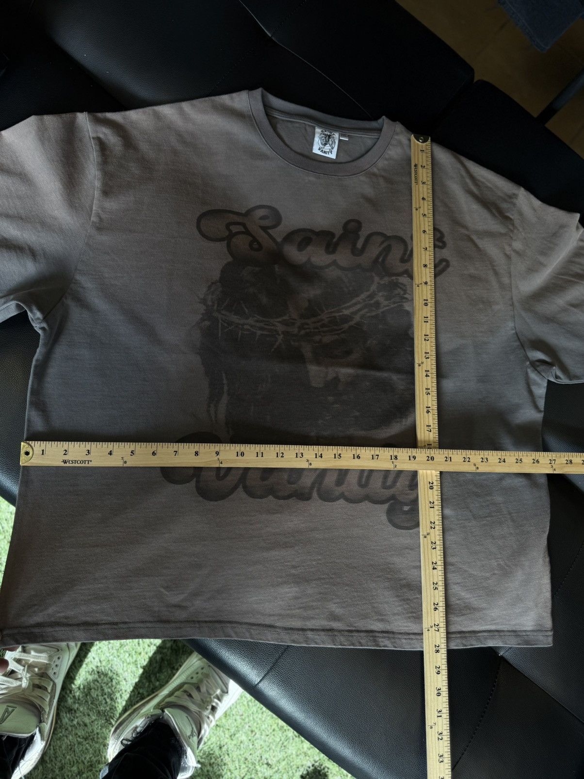 Saint Vanity Saint Vanity UNRELEASED Tee Shirt Logo Grey Size XXL (NEW) Size US XXL / EU 58 / 5 - 4 Thumbnail