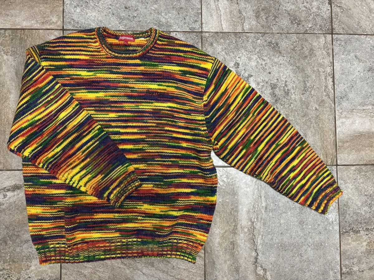 Supreme Supreme Static Knit Sweater Size US XL / EU 56 / 4 - 1 Thumbnail