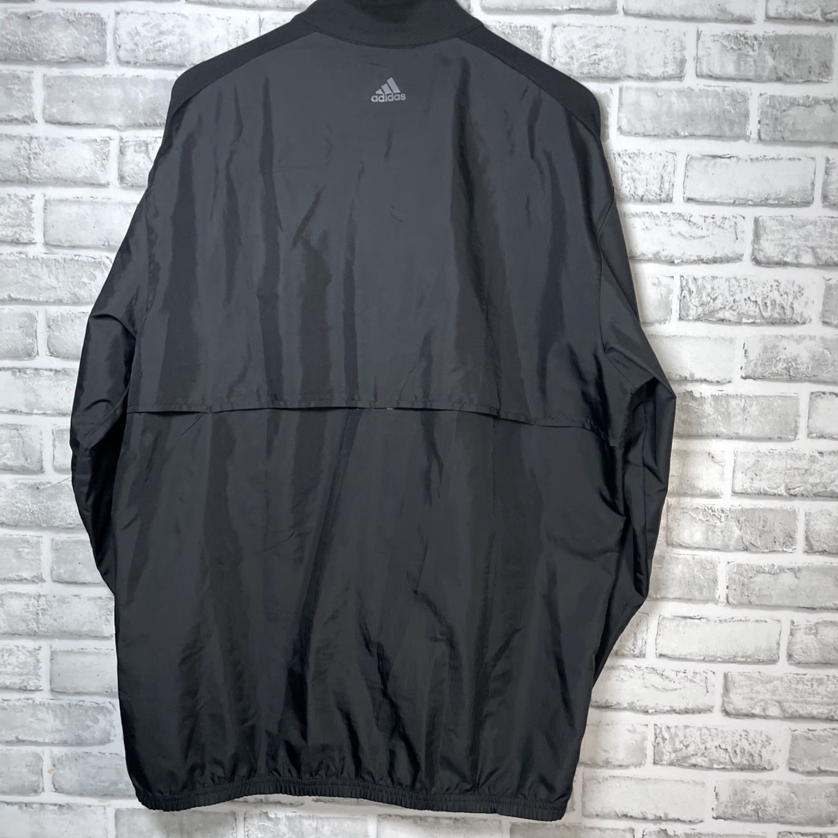 Adidas Adidas Black Zip Up Windbreaker Jacket Mens Size L Size US L / EU 52-54 / 3 - 5 Thumbnail