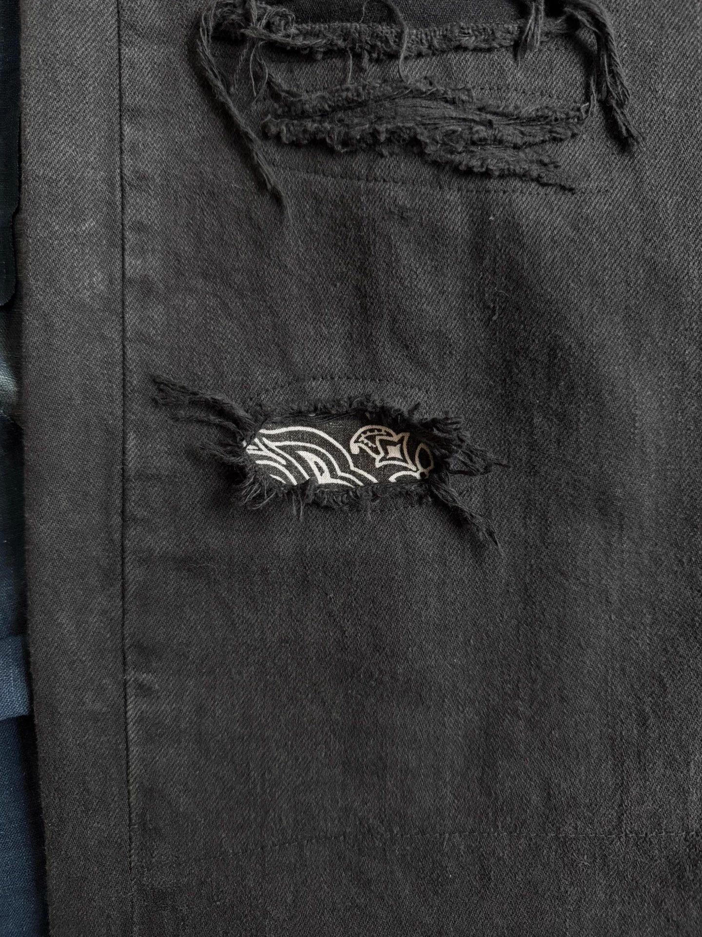 Visvim VISVIM 22SS JOURNEYMAN Distressed Denim Blk Tacked Size US 36 / EU 52 - 4 Thumbnail