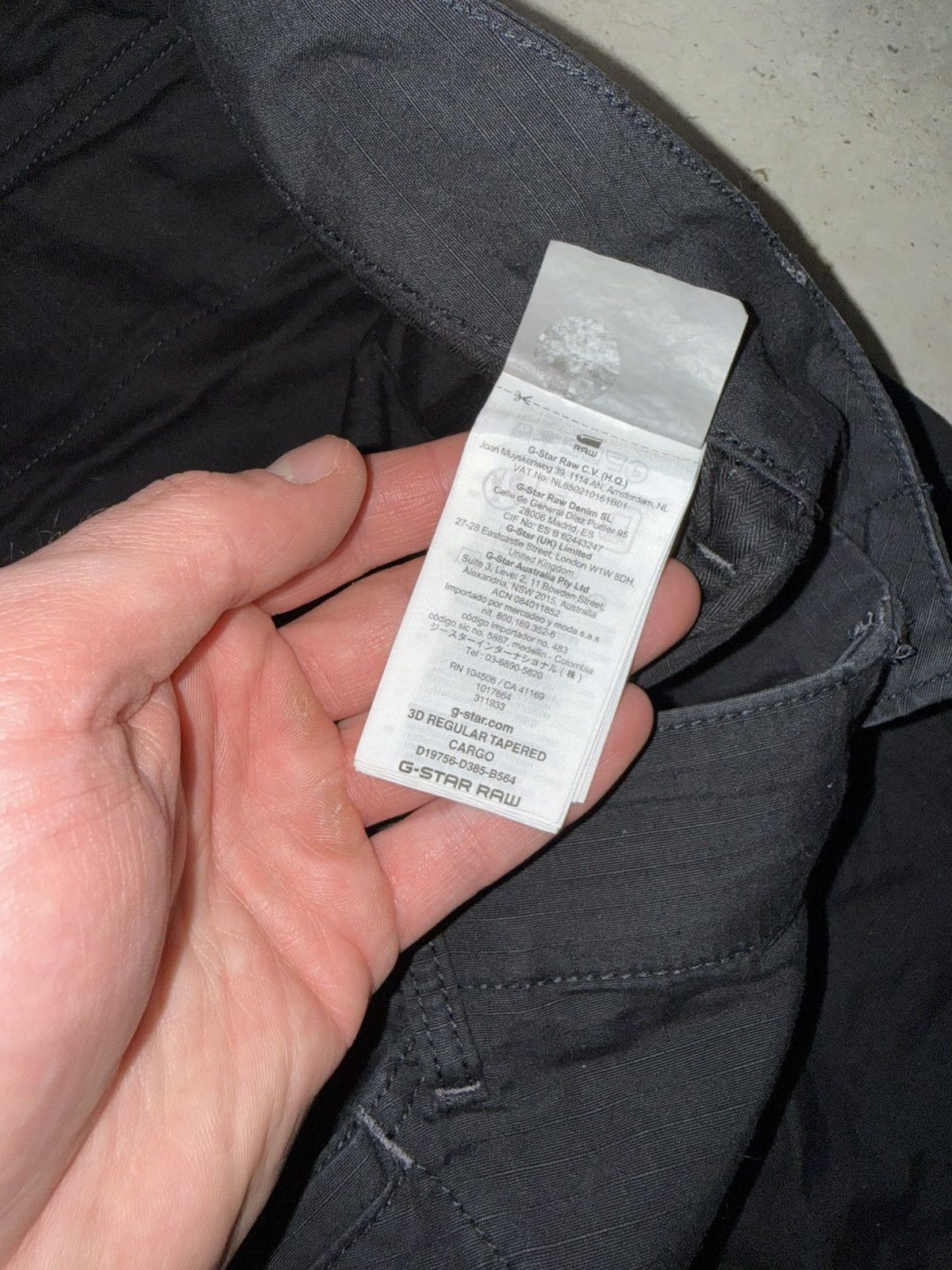G-Star VERY RARE G STAR RAW TAPERED CARGO PANTS JAPAN STYLE Y2K 90s Size US 36 / EU 52 - 4 Thumbnail