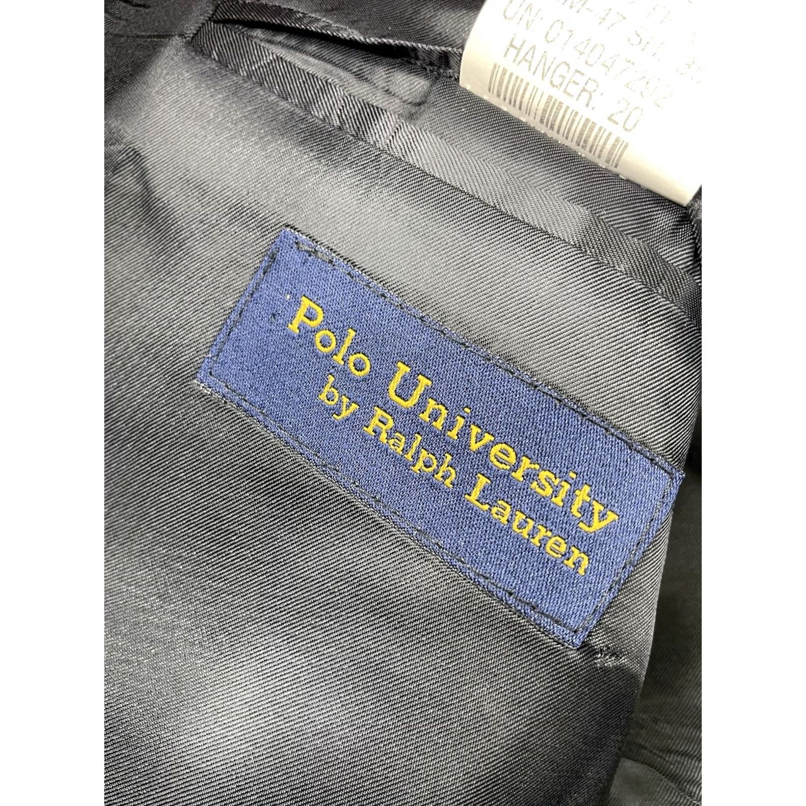 Vintage VINTAGE Polo University Club Wool Blazer Jacket 44R Charcoal Gray Mens Size US XXL / EU 58 / 5 - 2 Thumbnail