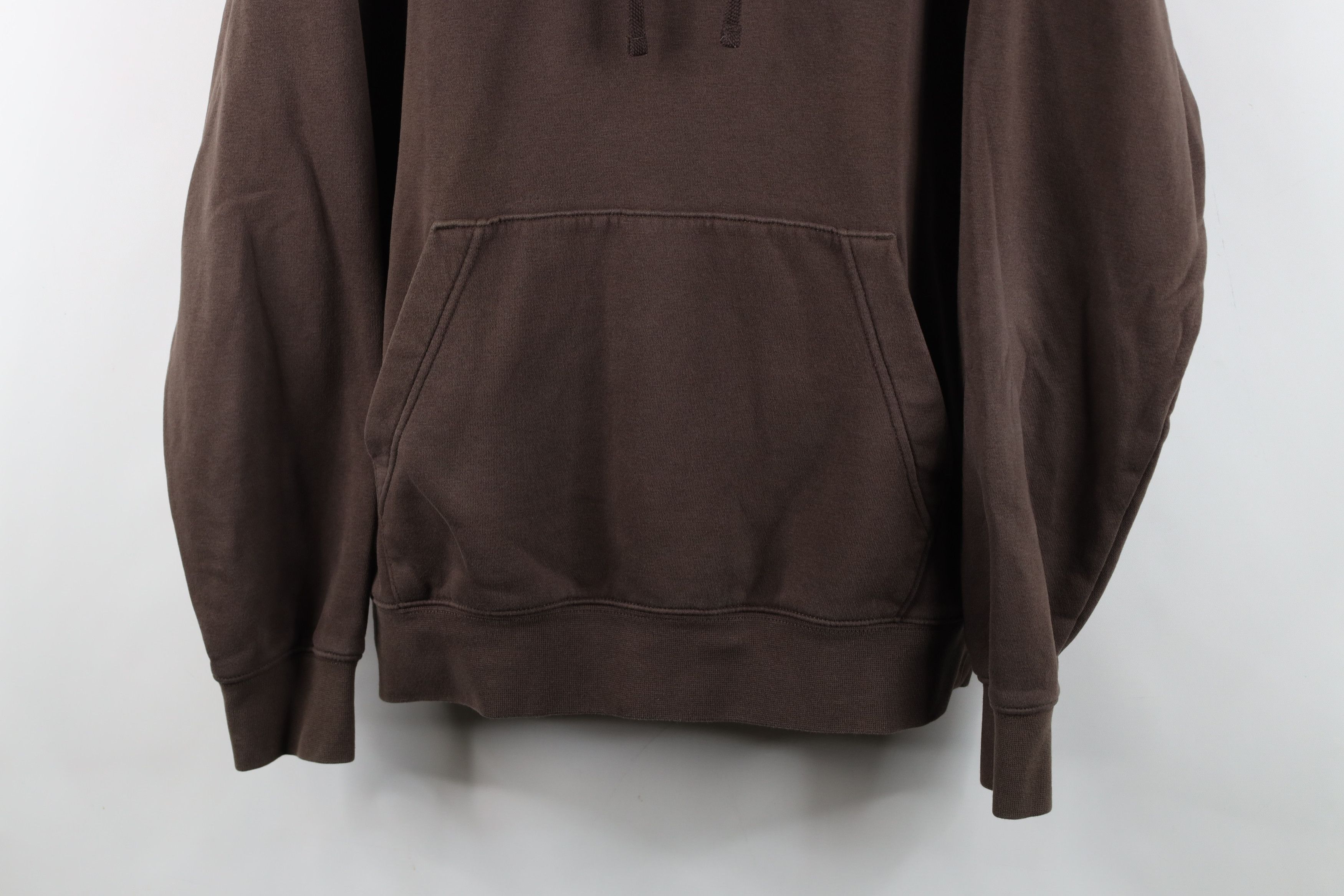 Nike Vintage Y2K Nike Swoosh Hoodie Sweatshirt Chocolate Brown Size US M / EU 48-50 / 2 - 3 Thumbnail