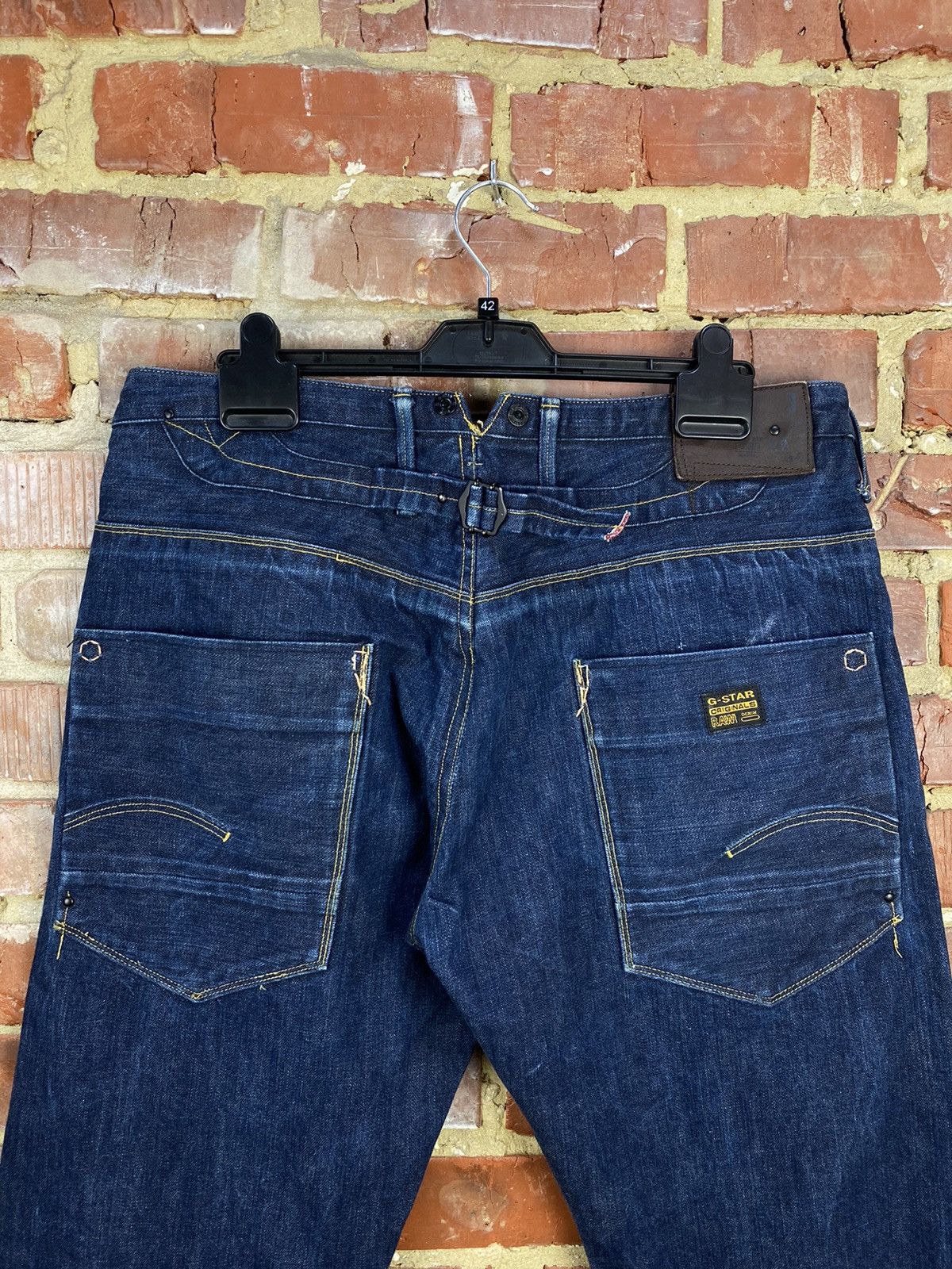 G-Star G-Star Raw Lumber Original Handcrafted Selvedge Denim Jeans Size US 36 / EU 52 - 17 Thumbnail