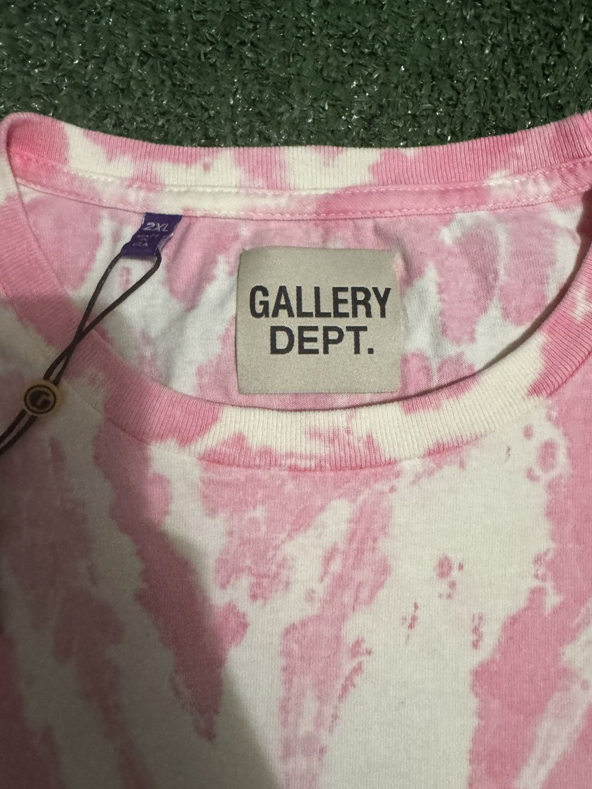 Gallery Dept. Gallery Dept. Tie Dye Overall Graphic Logo Tee Size US XXL / EU 58 / 5 - 6 Thumbnail